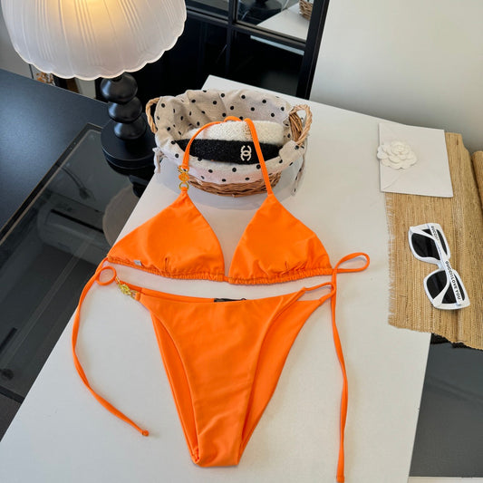 Versace Two-Piece Bikini Orange 203035