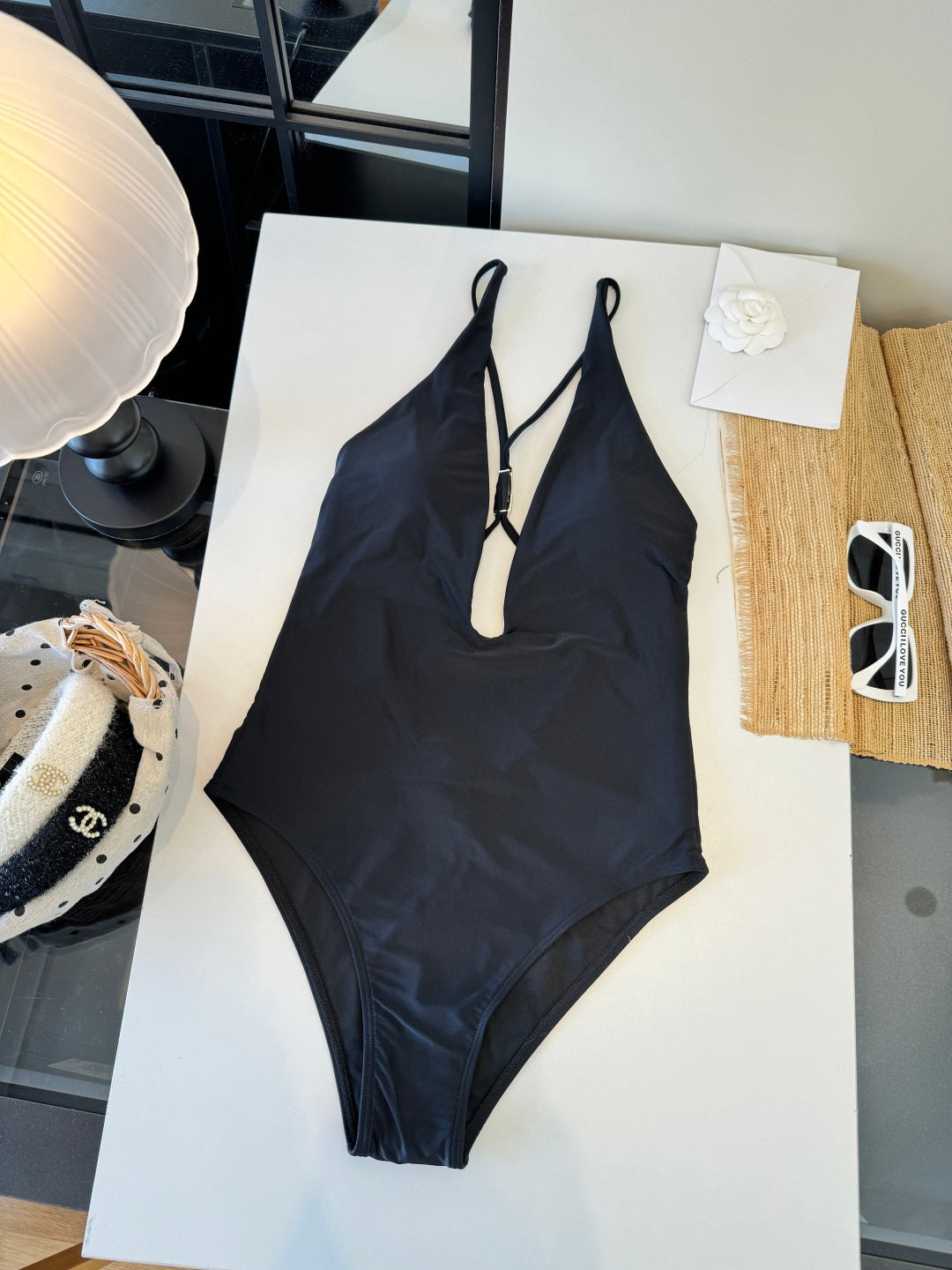 Versace One-Piece Bikini Black 203038