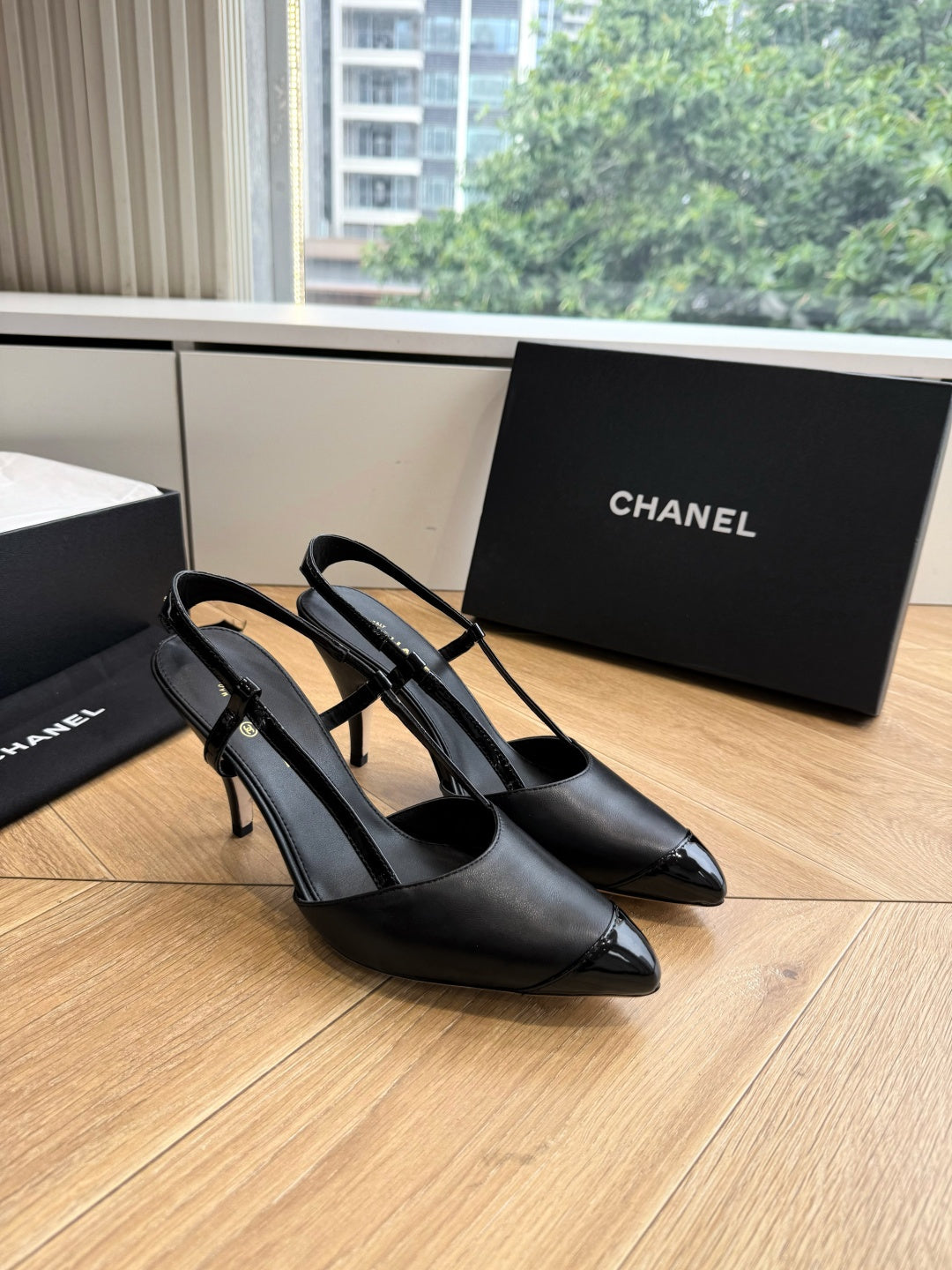 CC 26s Boutique Slingback Black Patent Leather 933116