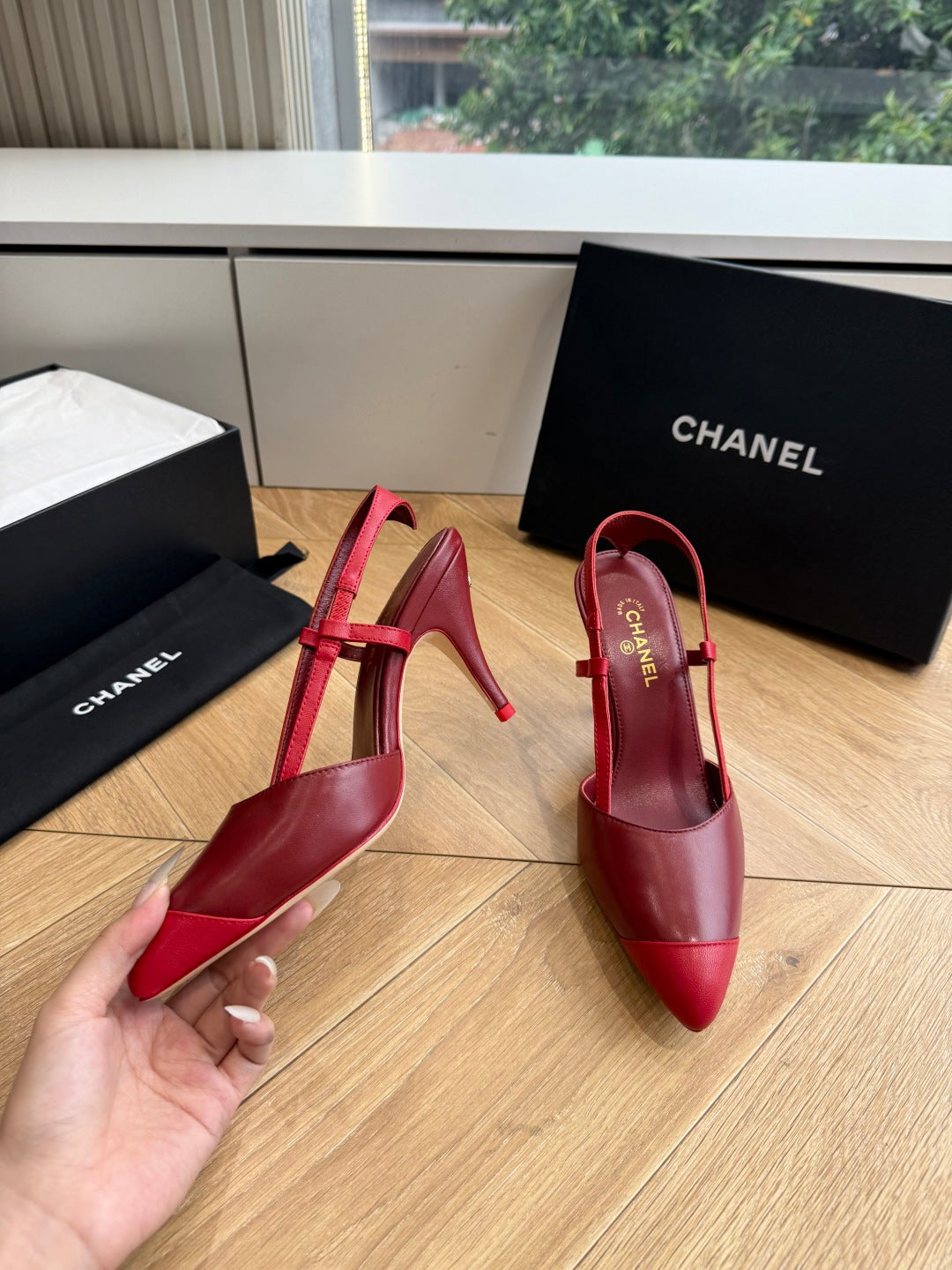 CC 26s Boutique Slingback Burgundy Patent Leather 933117
