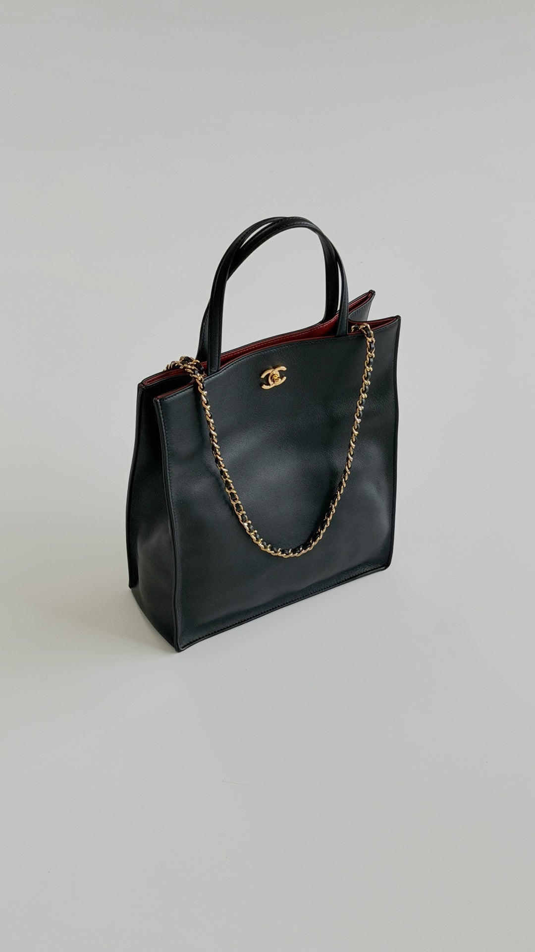 CC Métiers d’art 2026 Small Shopping Bag Black Calfskin