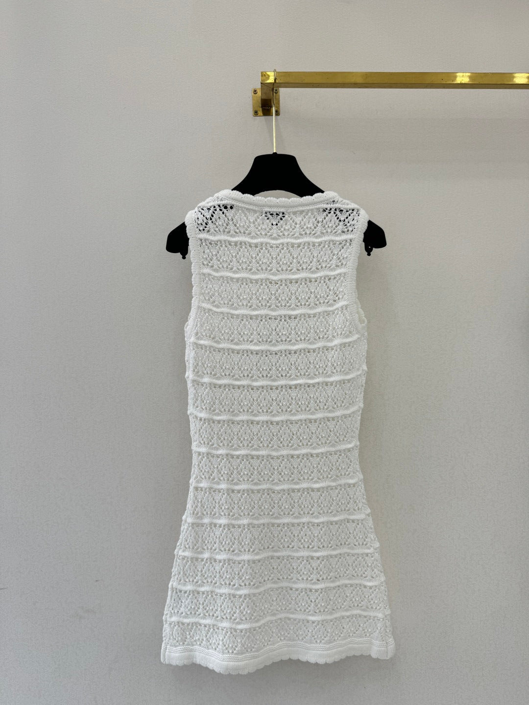CC 26s Vest Dress White Cotton Tencel Silk 363538