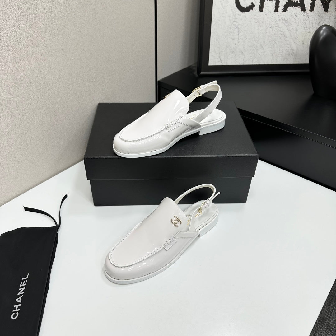 CC SS 2026 Pre Slingbacks White Patent Leather 630505