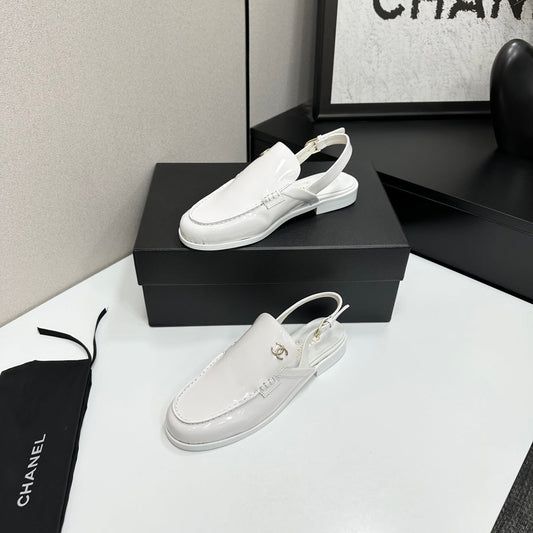 CC SS 2026 Pre Slingbacks White Patent Leather 630505