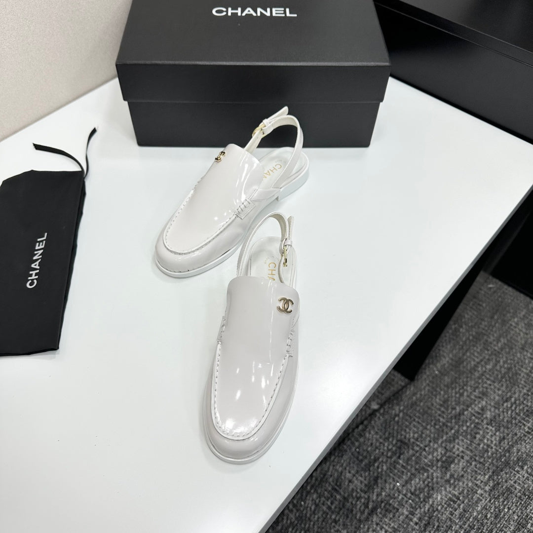 CC SS 2026 Pre Slingbacks White Patent Leather 630505