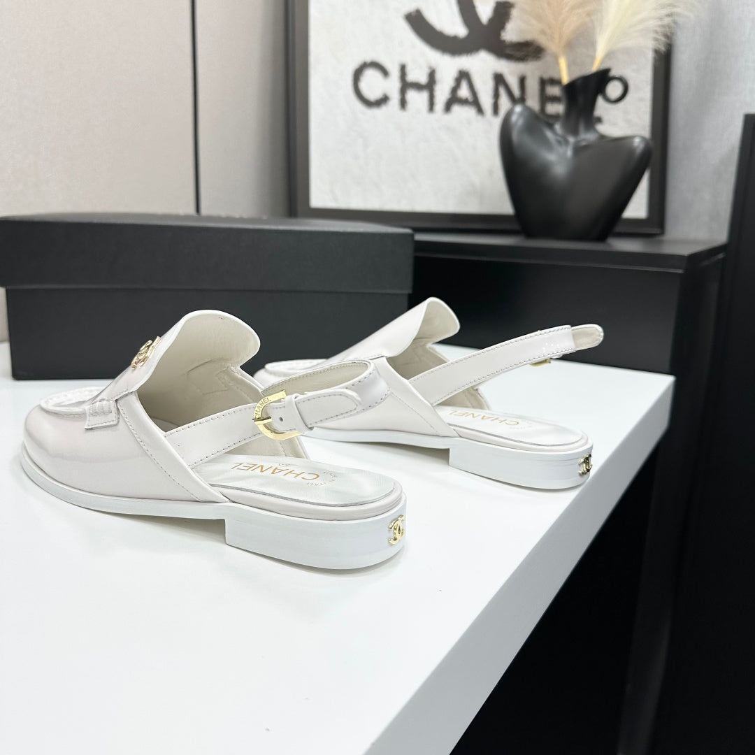 CC SS 2026 Pre Slingbacks White Patent Leather 630505