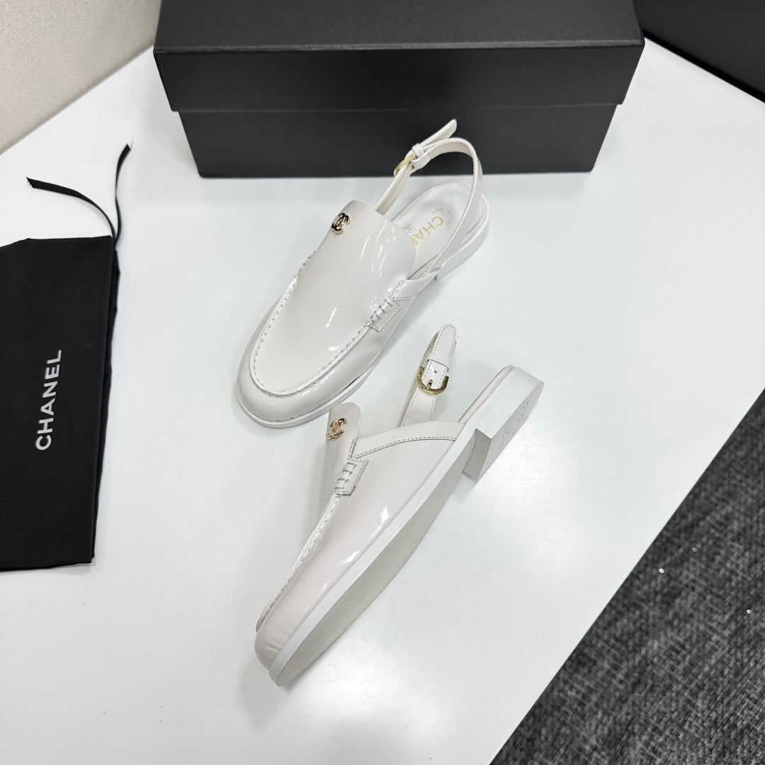 CC SS 2026 Pre Slingbacks White Patent Leather 630505