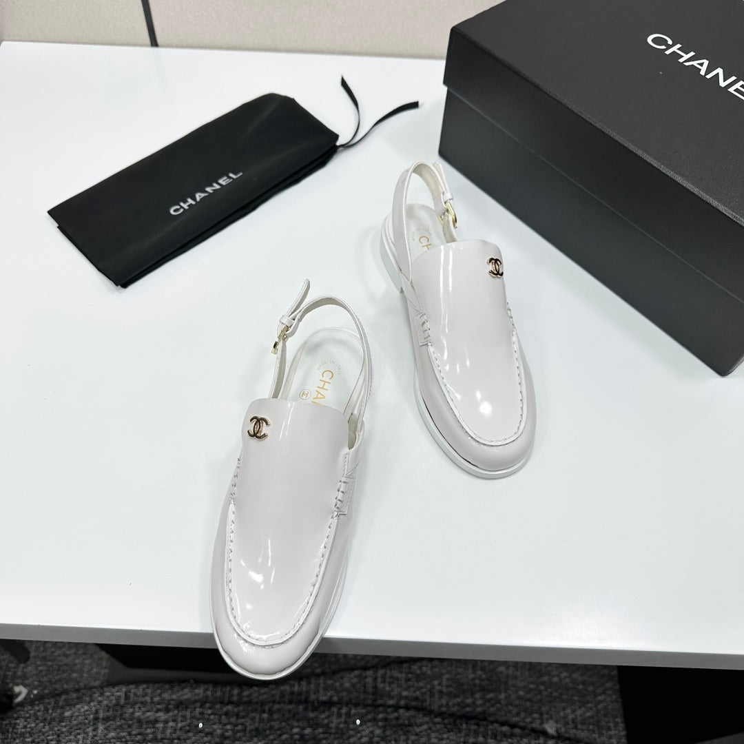 CC SS 2026 Pre Slingbacks White Patent Leather 630505