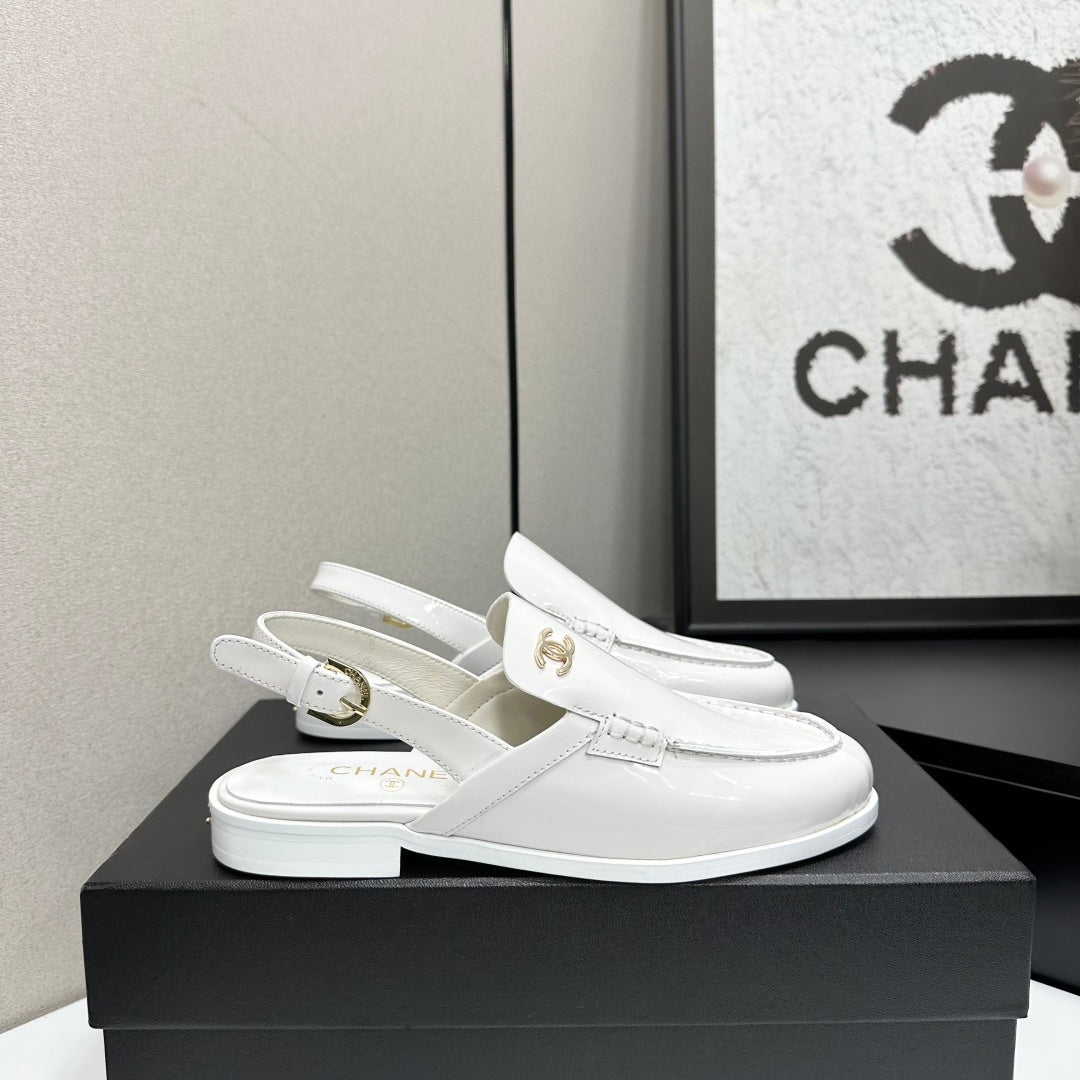 CC SS 2026 Pre Slingbacks White Patent Leather 630505