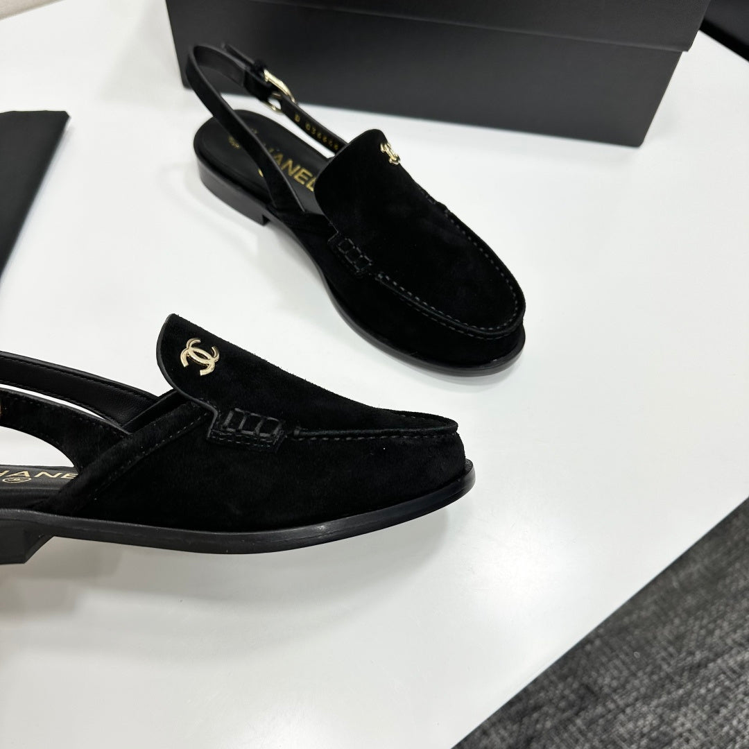 CC SS 2026 Pre Slingbacks Black Suede 630480