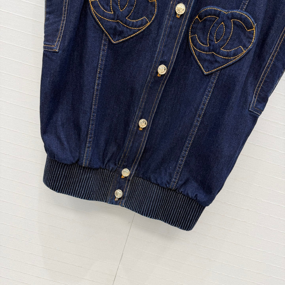 CC 26s Vest Jacket Dark Blue Denim 360879