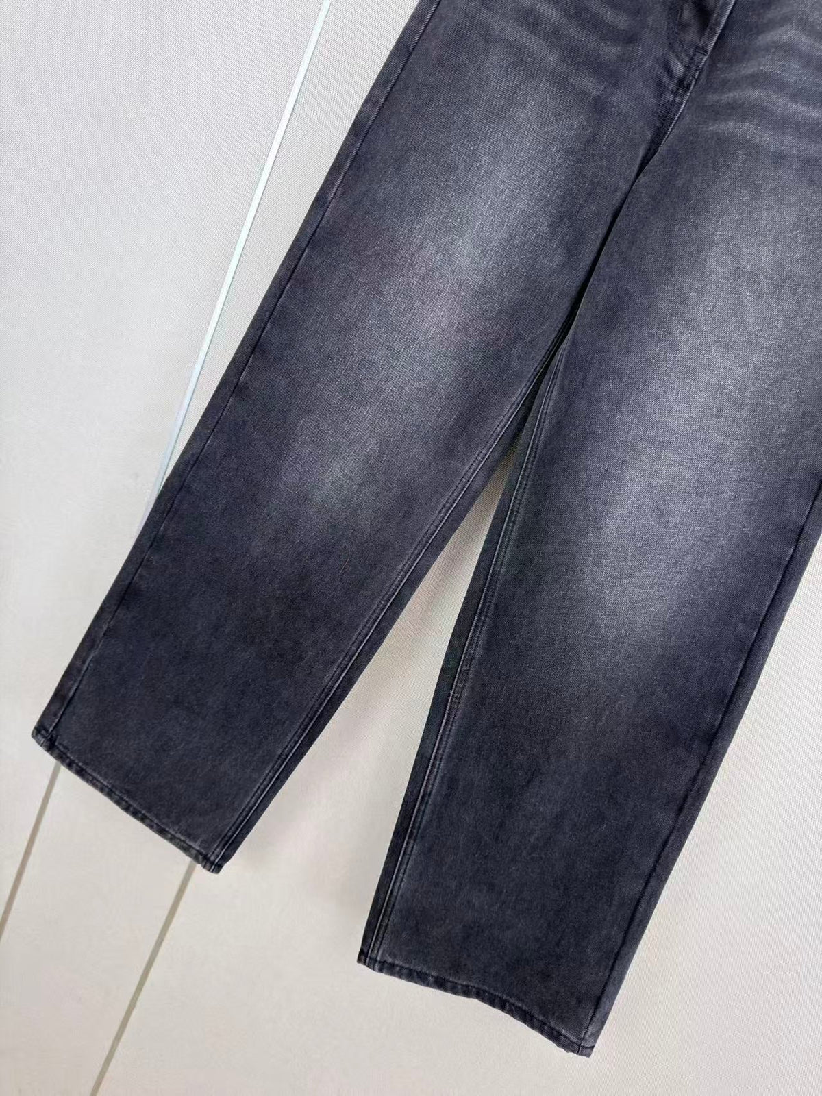 CC 26s Wide-Leg Pants Dark Grey Denim 407865
