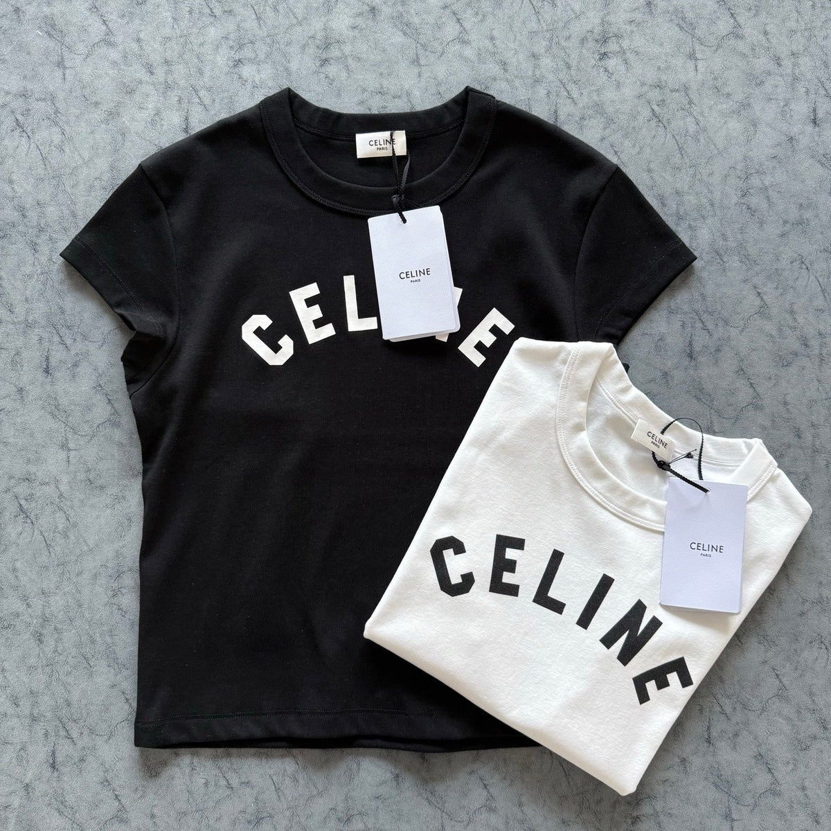 Celine SS26 Slim Fit Short-Sleeve Tee Cotton 350459