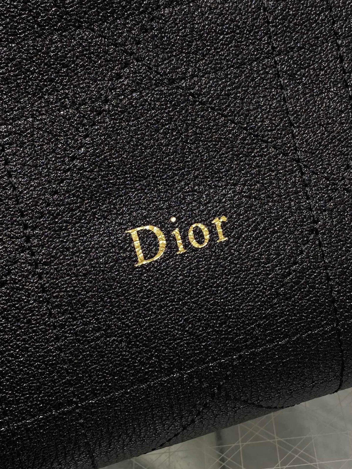 Dior 2026 Diorly Bag 31.5cm Black Flat Cannage Calfskin 286592
