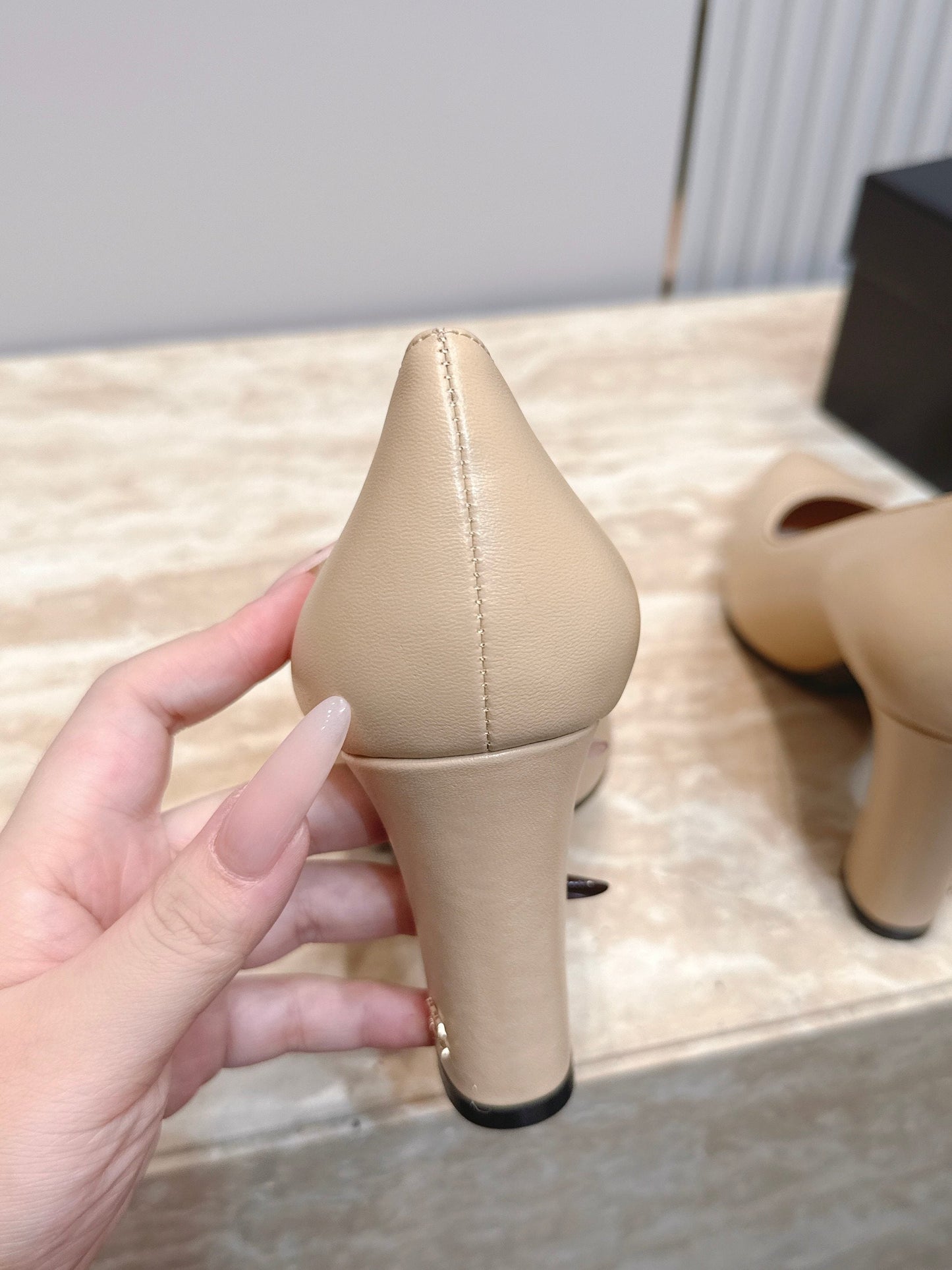 CC Métiers d’art 2026 Pumps 9.5cm Beige Sheepskin 898968