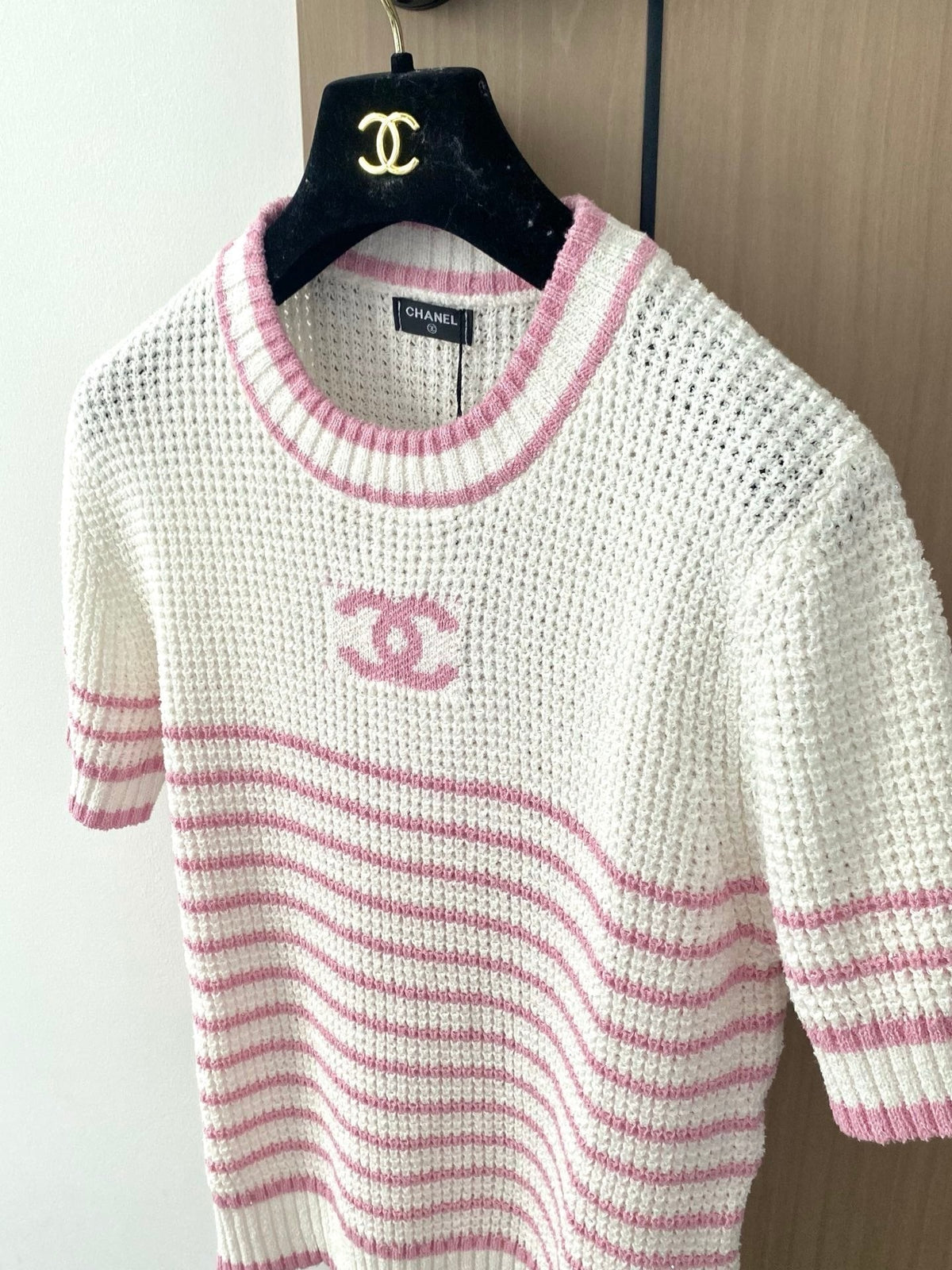 CC 25 T-Short Pink And White Tencel 283602