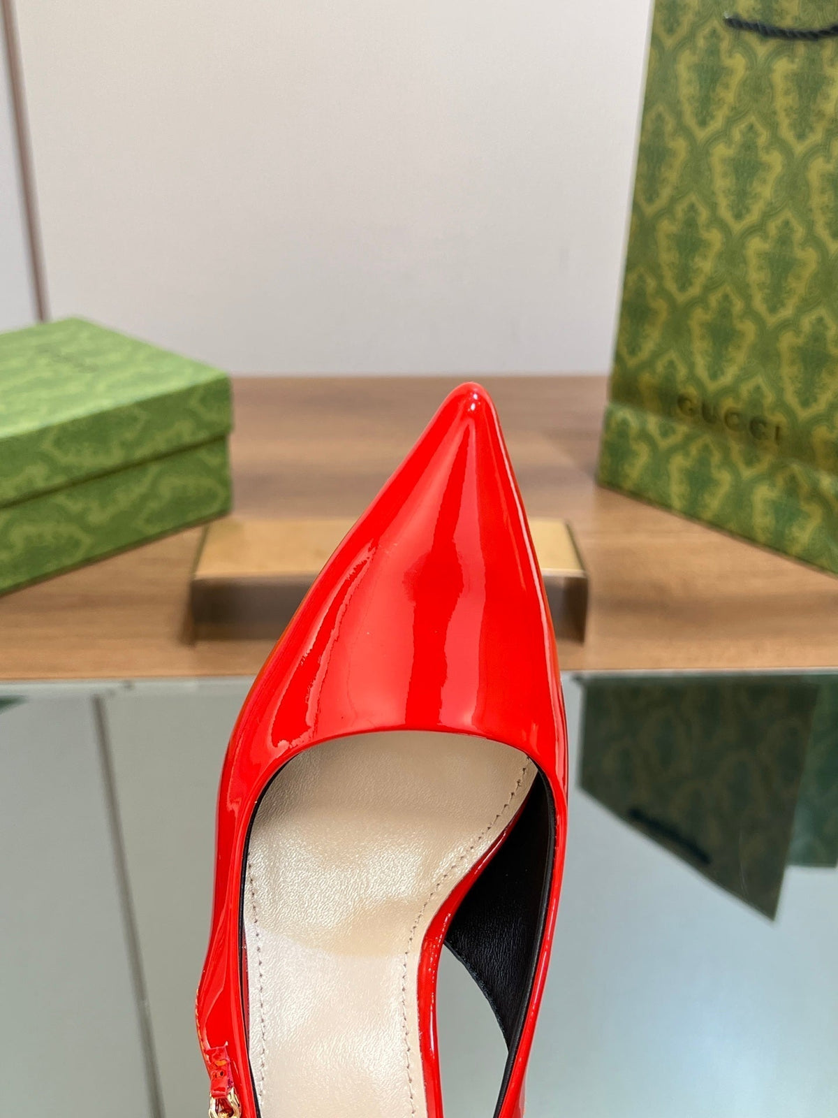 GG SIGNORIA SLINGBACK PUMP CANDY LAMBSKIN