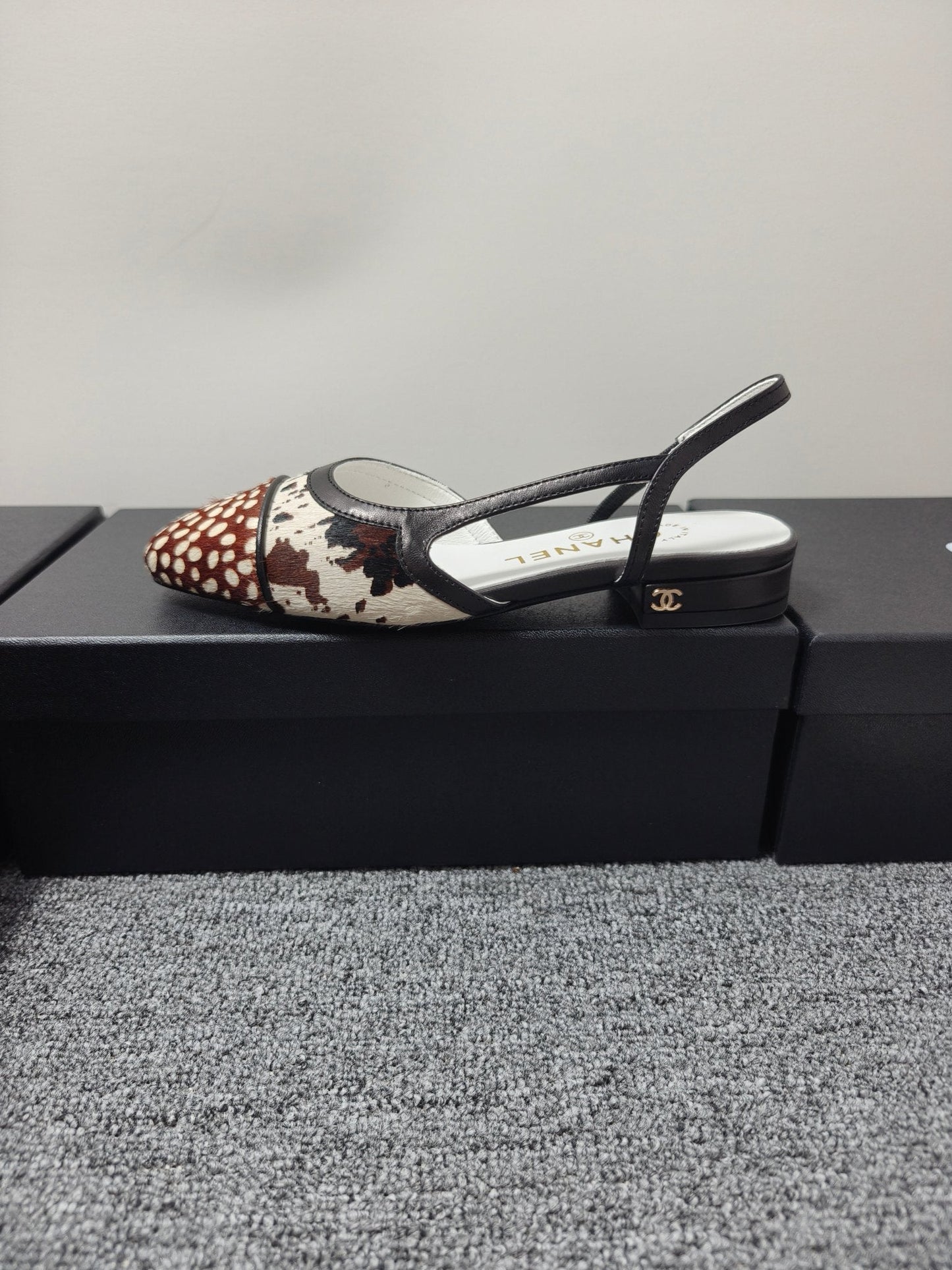 CC SS 2026 Slingbacks Flat White Black Brown Calfskin Lambskin