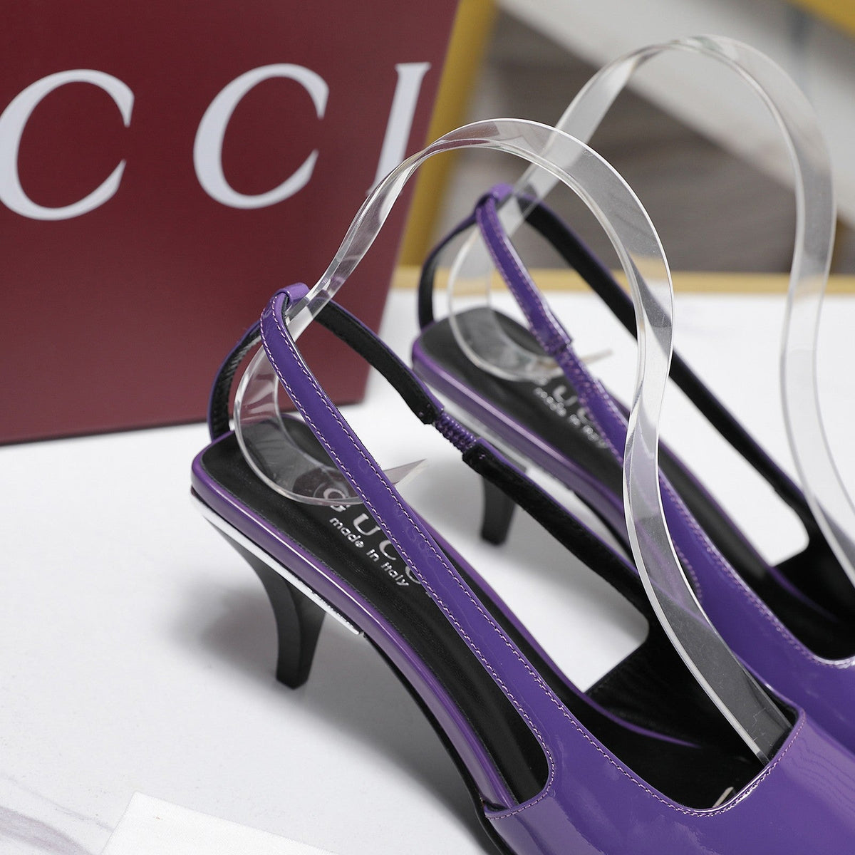 GG Cruise 2026 Slingback 55mm Purple Sheepskin 601091