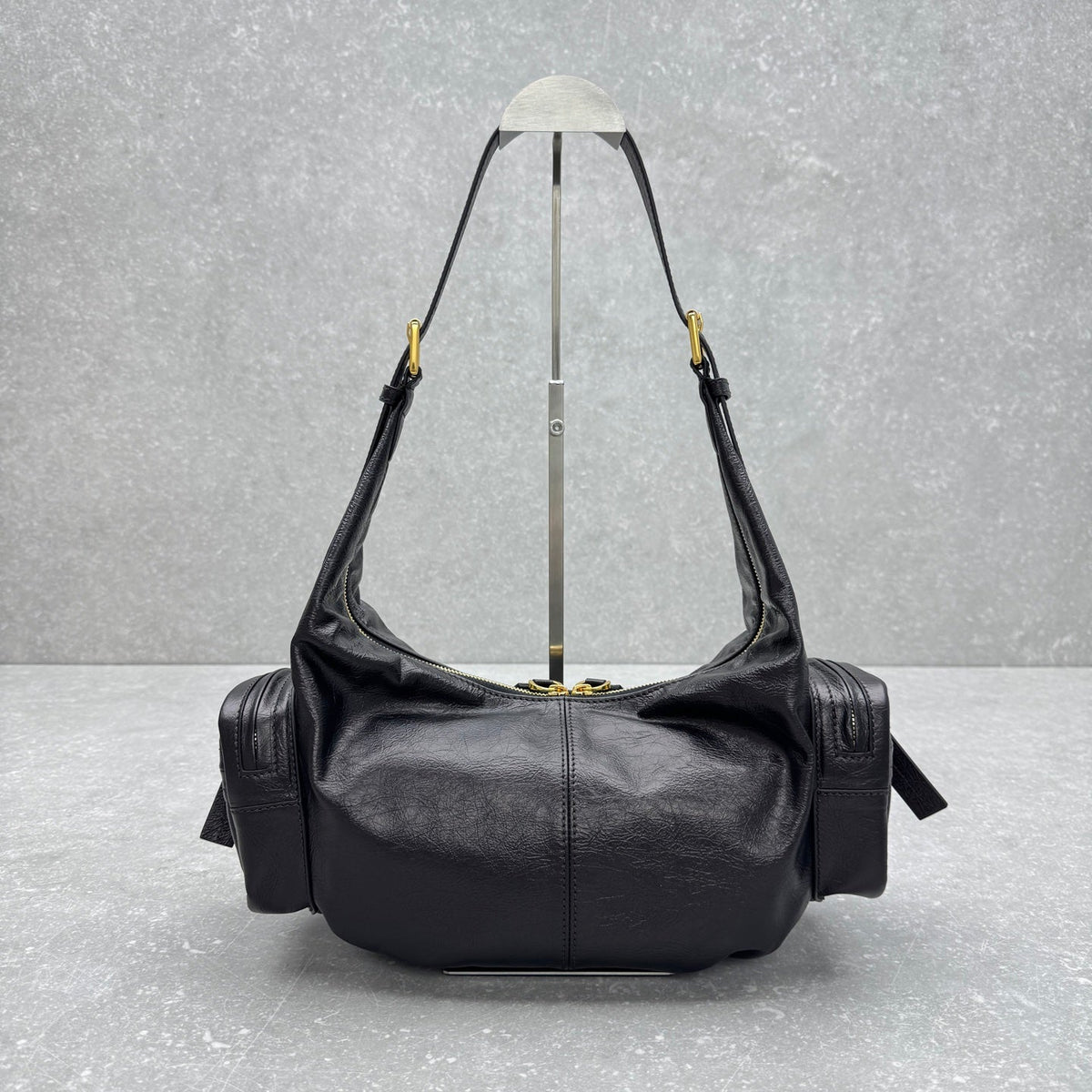 Dior 2025 Grand Tour Multipocket Bag 52cm Black Calfskin