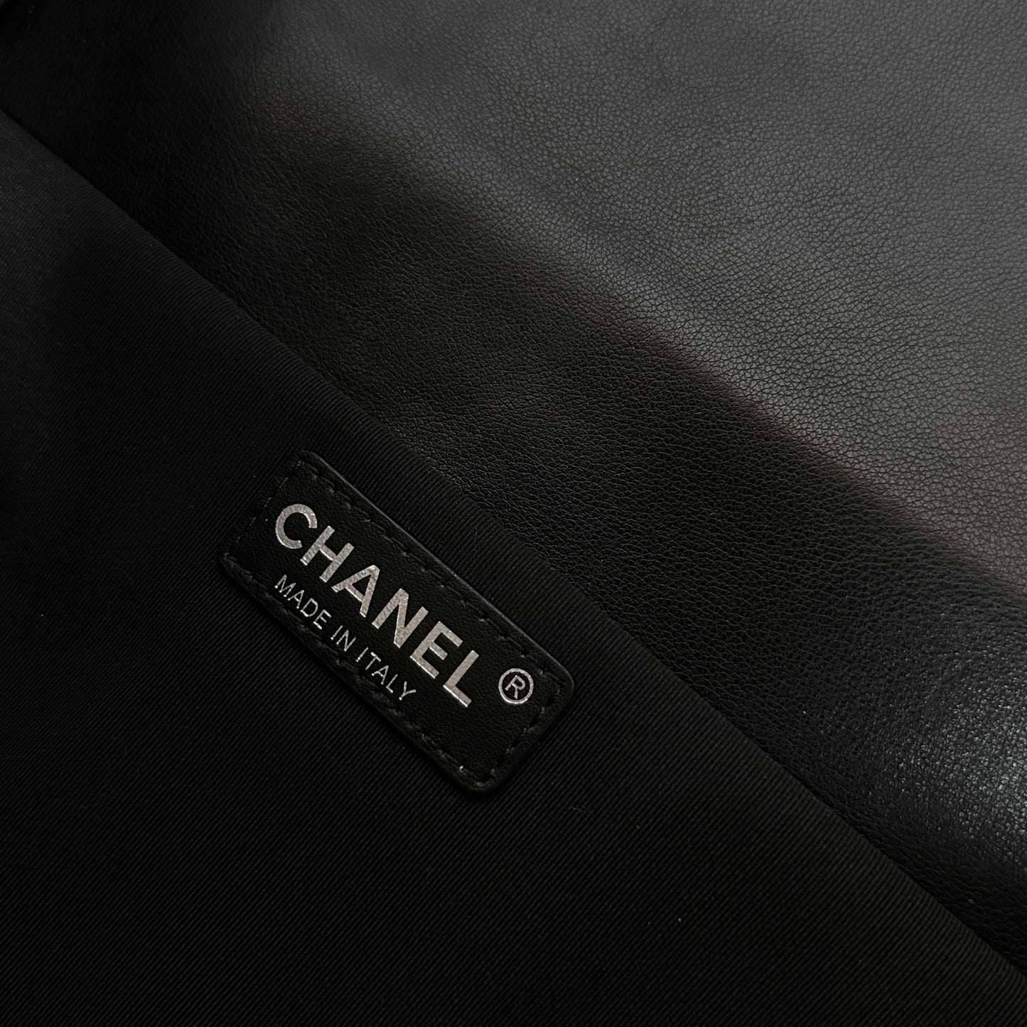 CC 26s Flap Tote Bag Black Lambskin