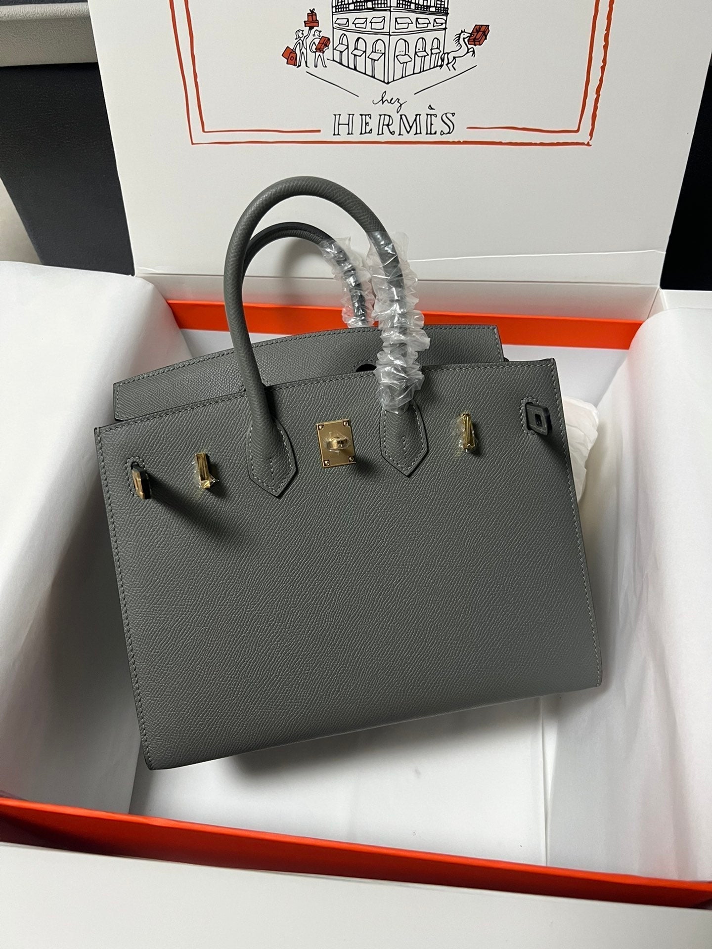 HM BIRKIN SELLIER GIRS ETAN EPSOM LEATHER GOLD HARDWARE