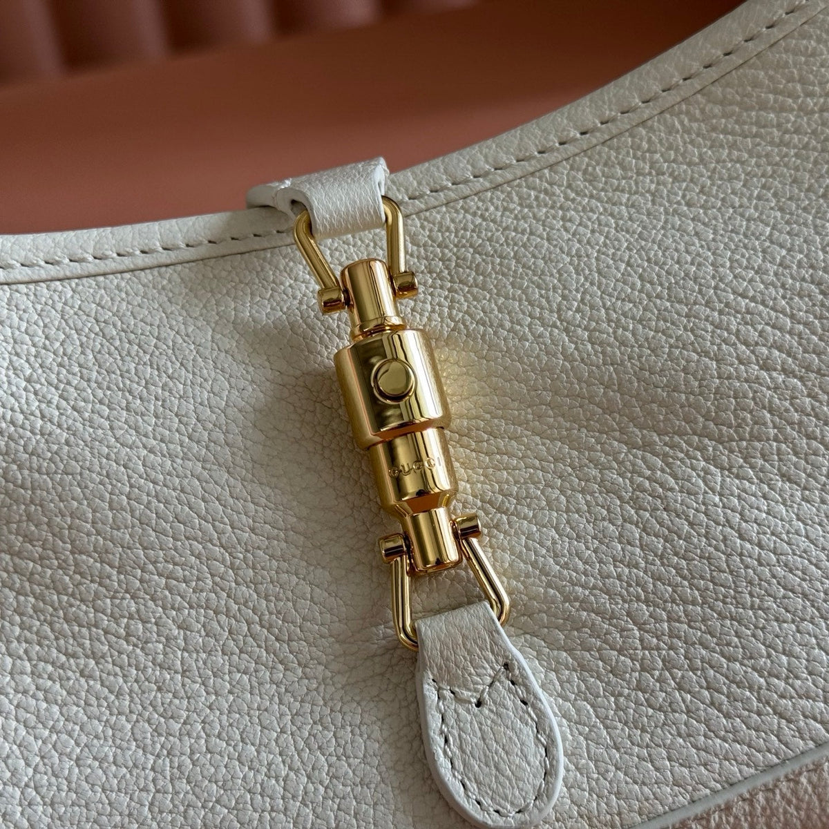 GG Jackie 1961 Slim Shoulder Bag White Lambskin 292678