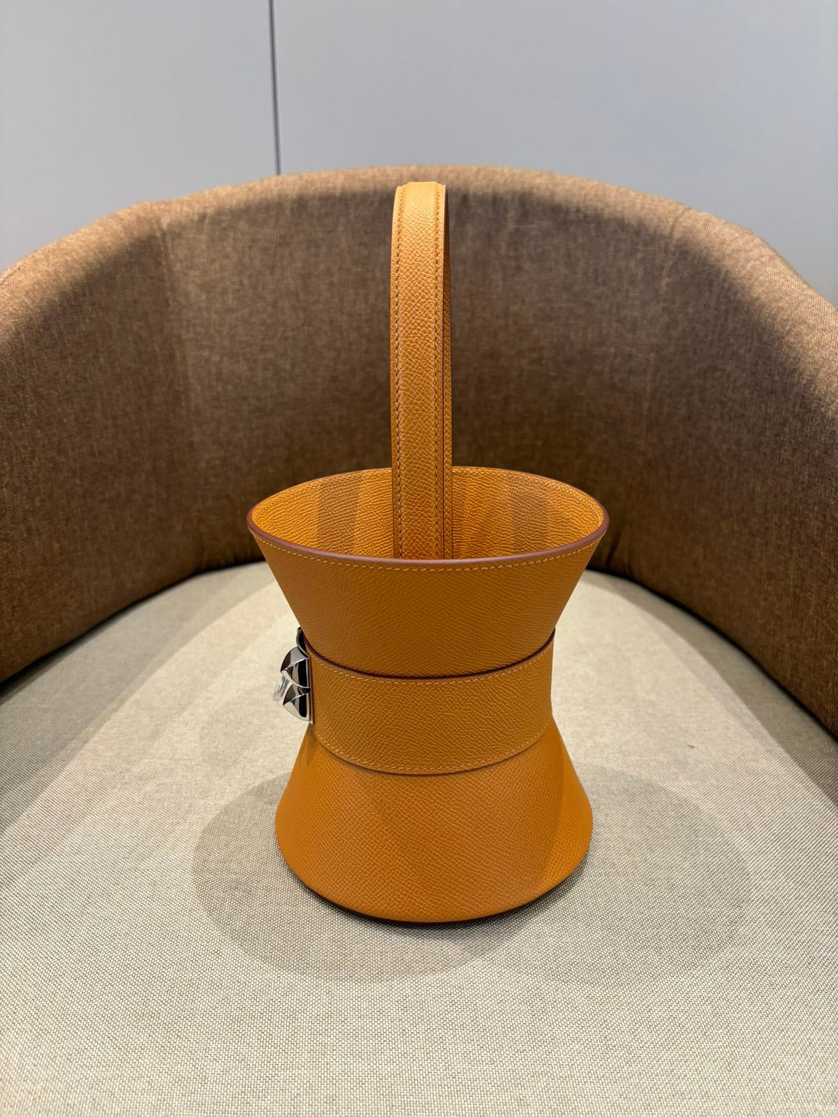 HM Mini Medor Bag Orange Epsom Calfskin 269887