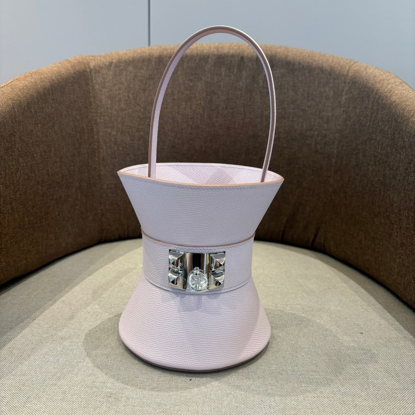 HM Mini Medor Bag Pink  Epsom Calfskin 269897