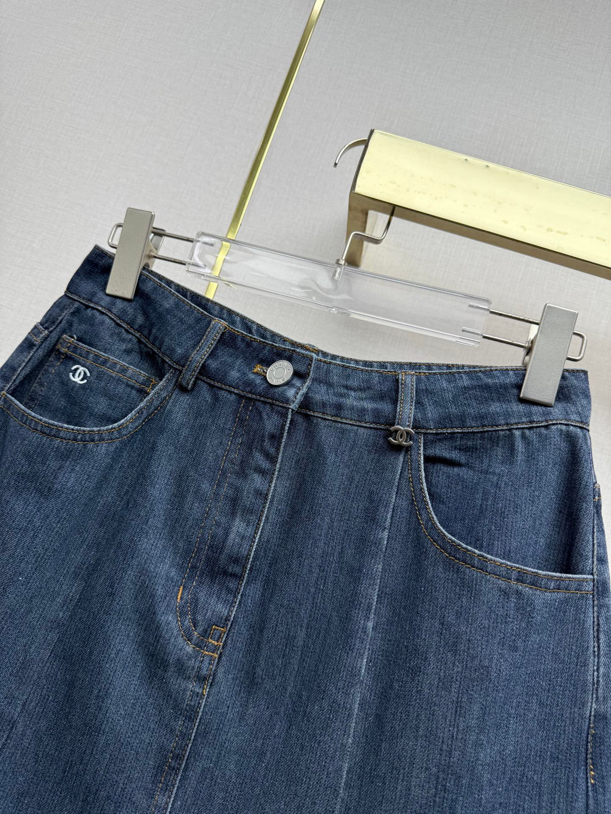 CC Fall Winter 2026 Fishtail Skirt Dark Denim Blue 421784
