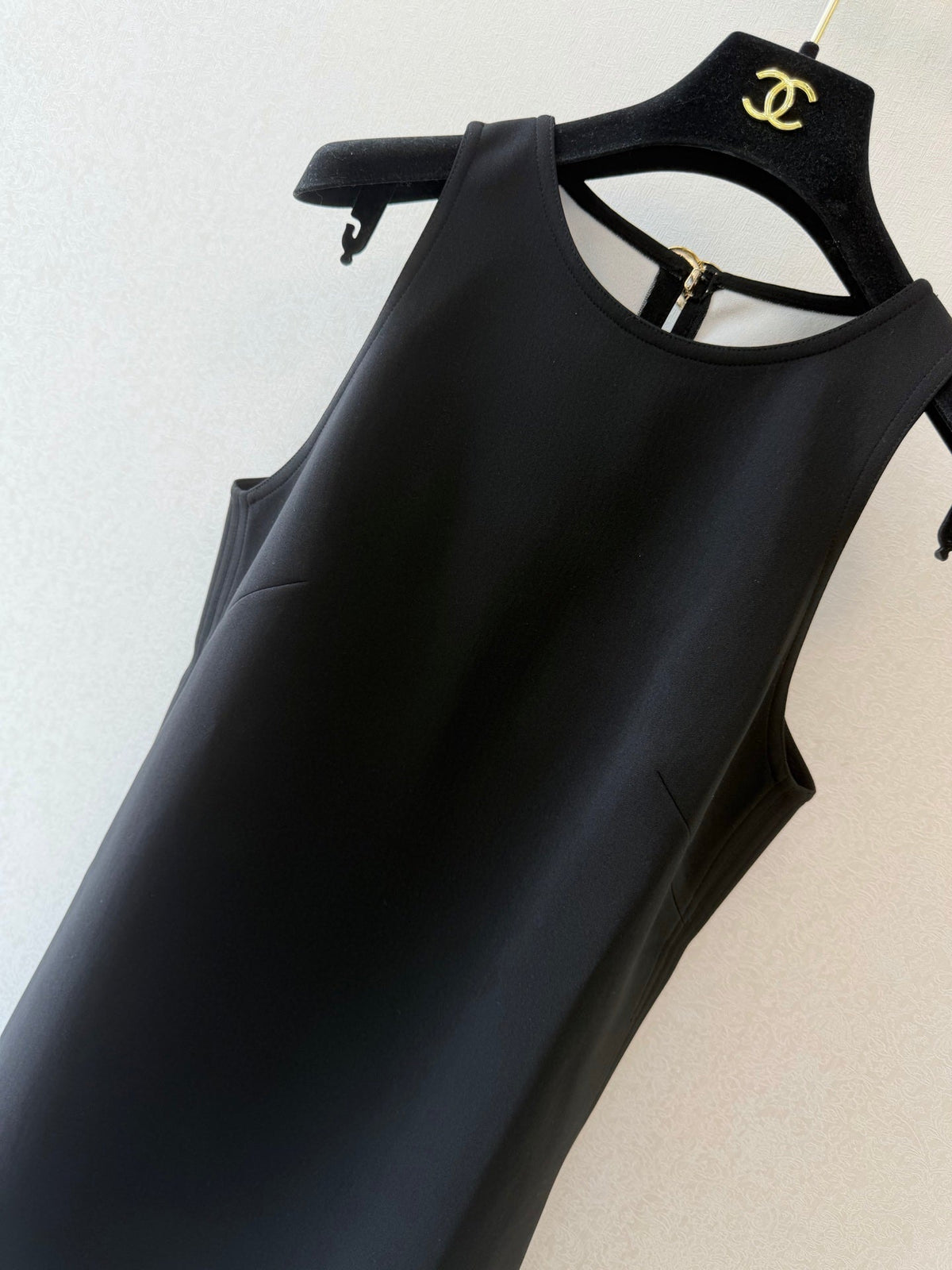 CC Vest Dress Black Viscose 394822
