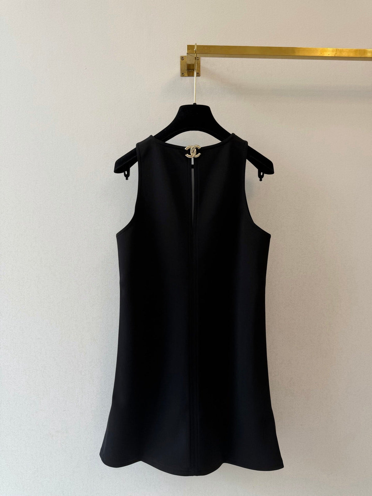 CC Vest Dress Black Viscose 394822