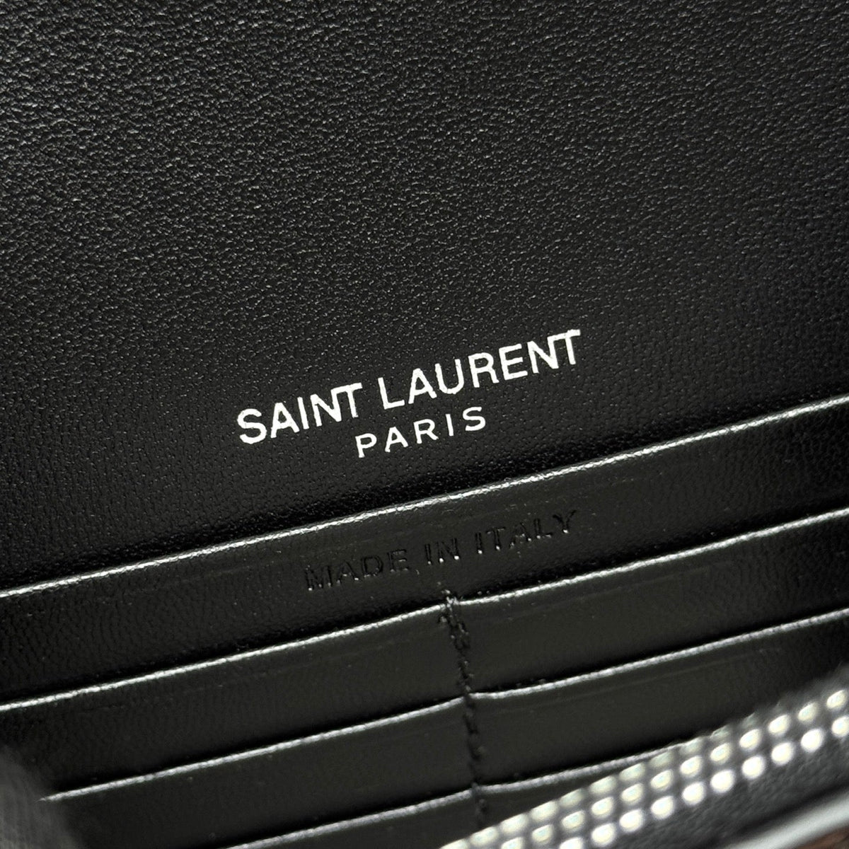 YSL Sunset Bag 19cm Black in Crocodile Pattern 285683