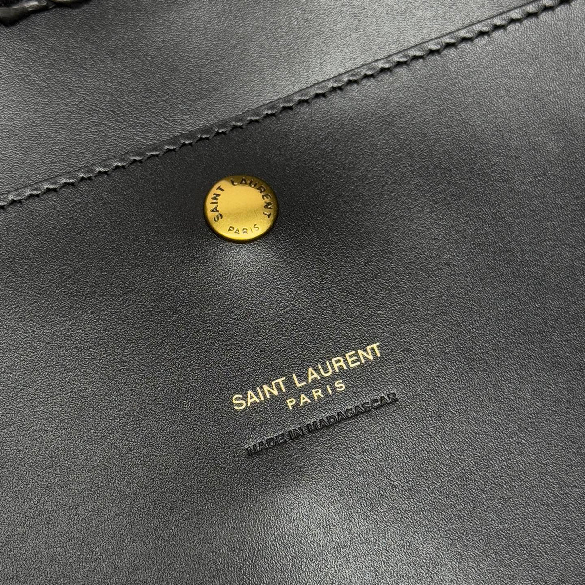 YSL Tote Bag 50cm Black in Raffia 285707
