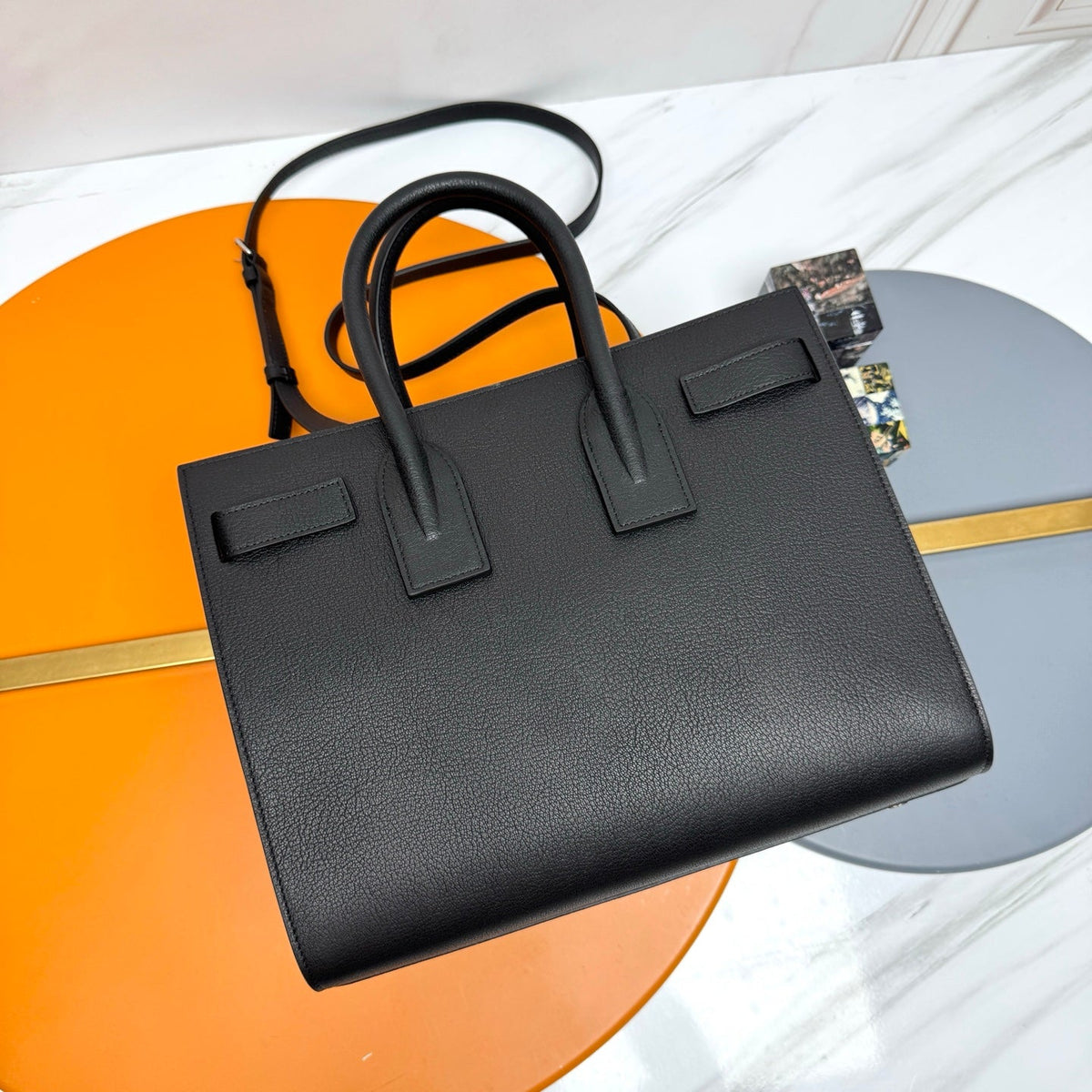 YSL Sac de Jour Baby 32cm Black Cowhide 285779