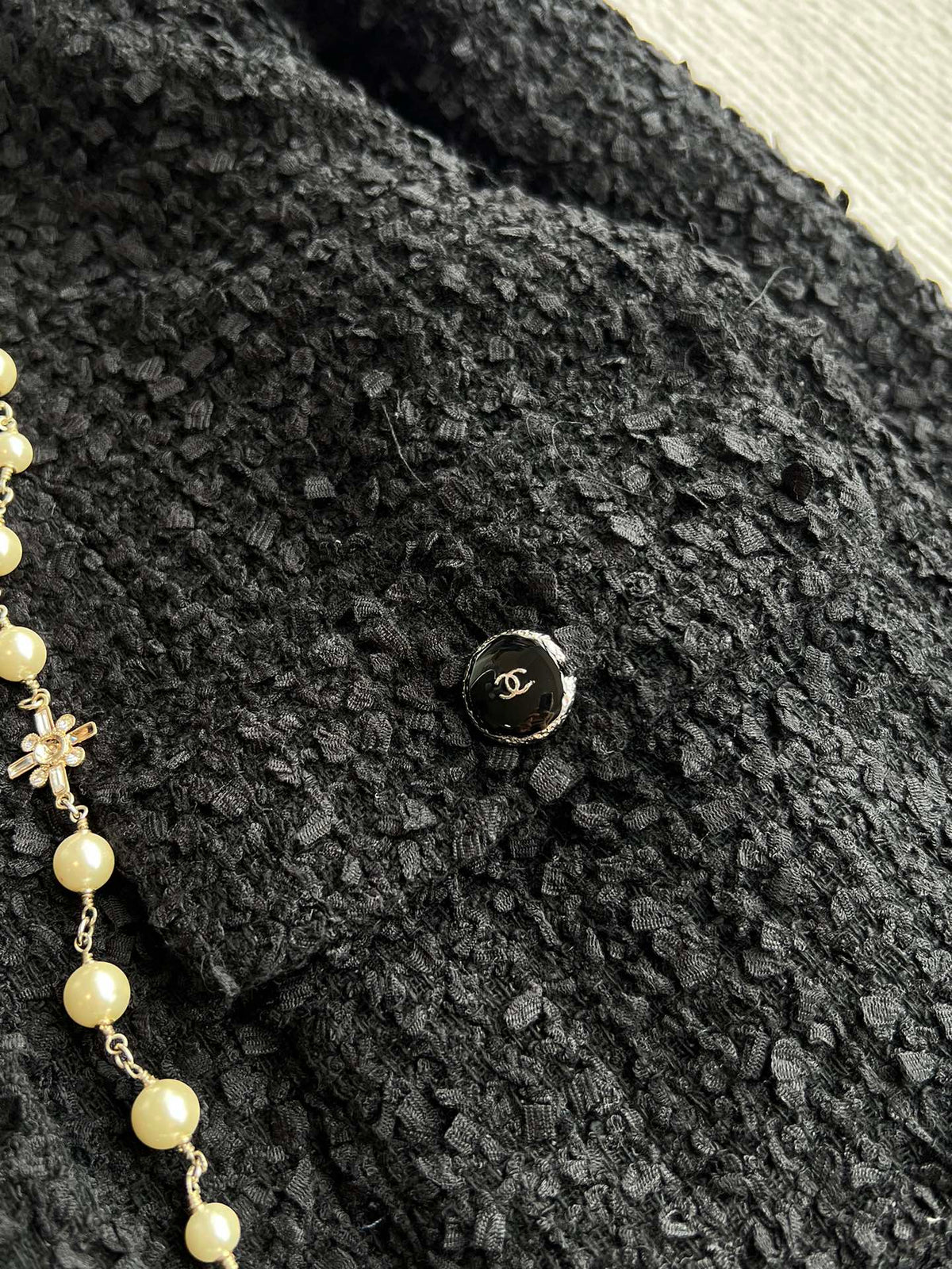 CC 25 Tweed Set Black White Cotton Polyamide 244341