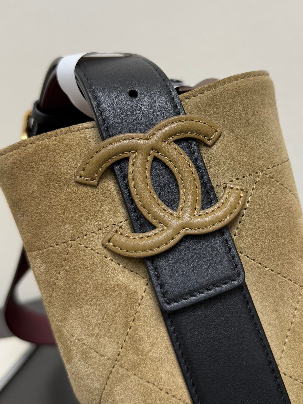 CC 26s Bucket Bag Black Brown Suede Calfskin (10 days to product)