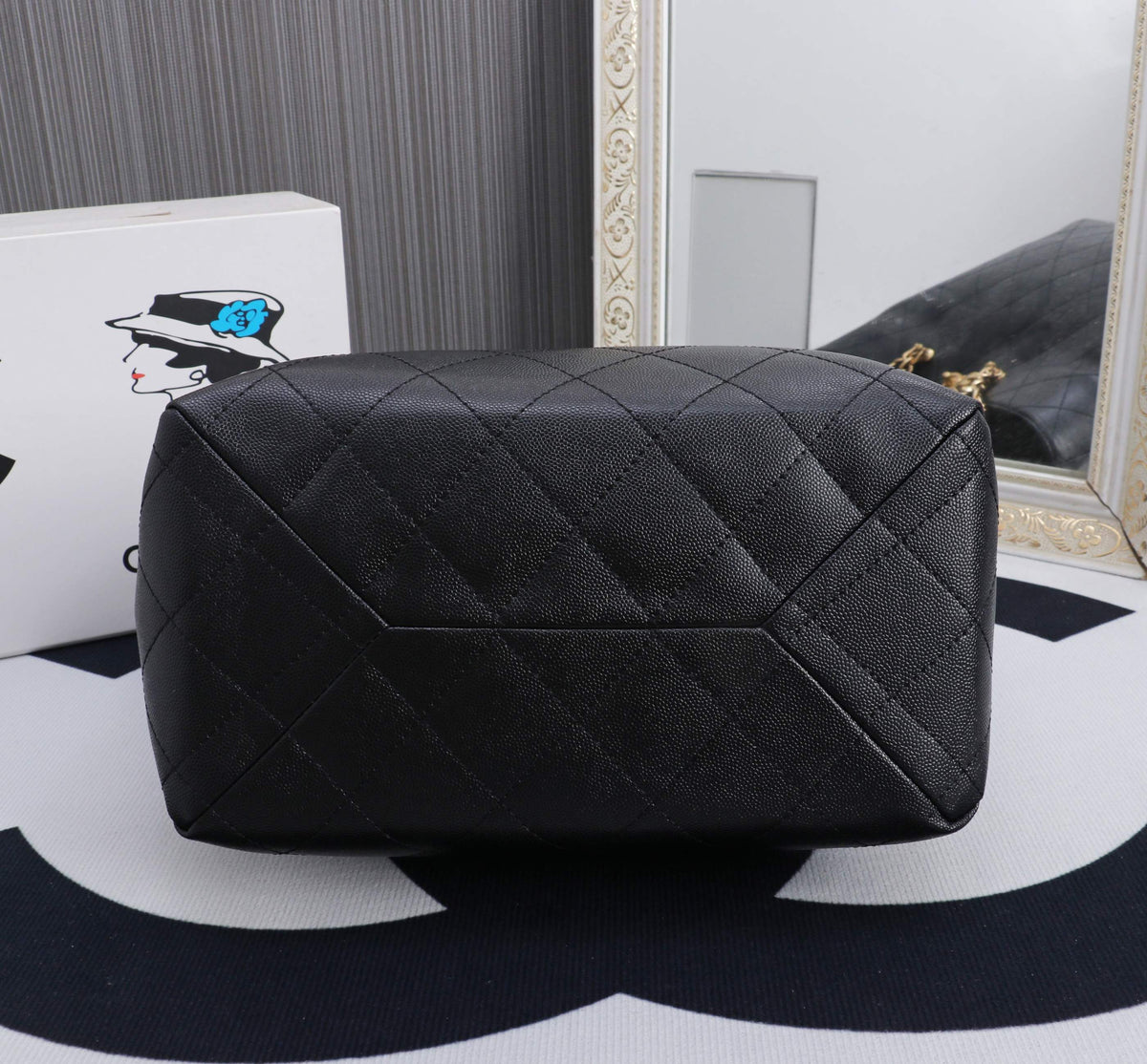 CC AS5746 Tote Bag Caviar Leather