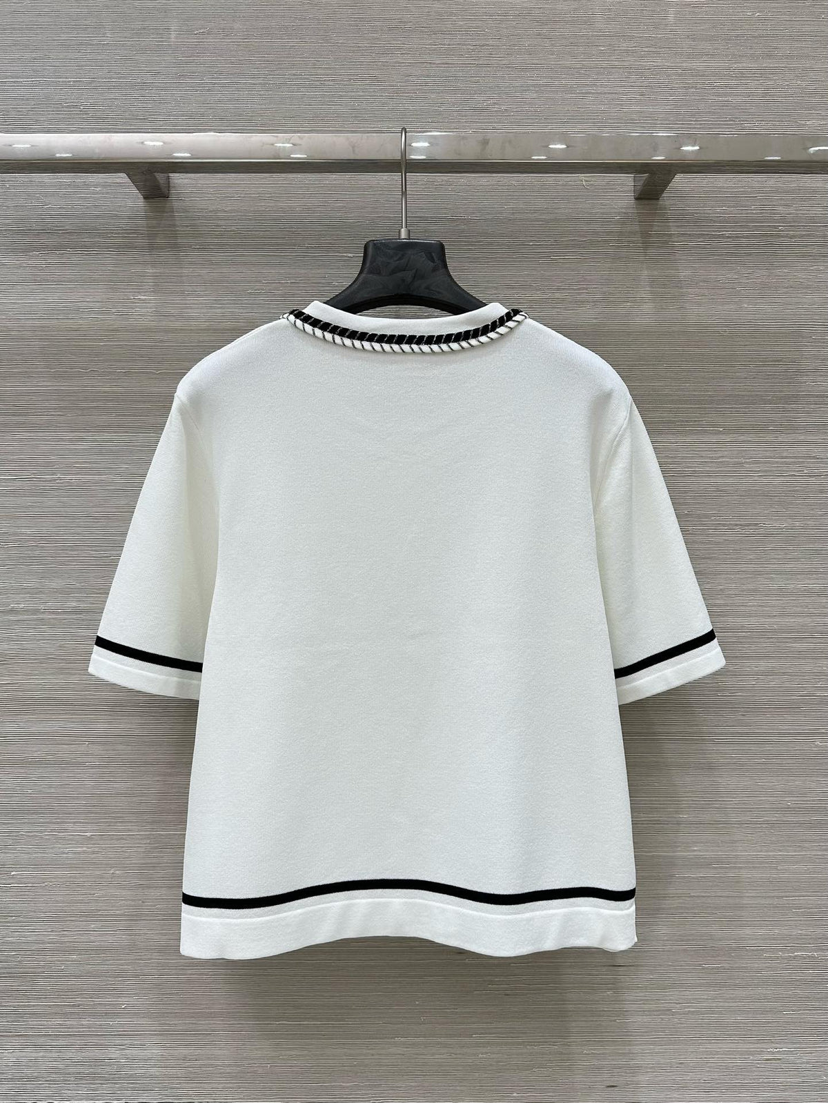 CC Short sleeve cardigan White