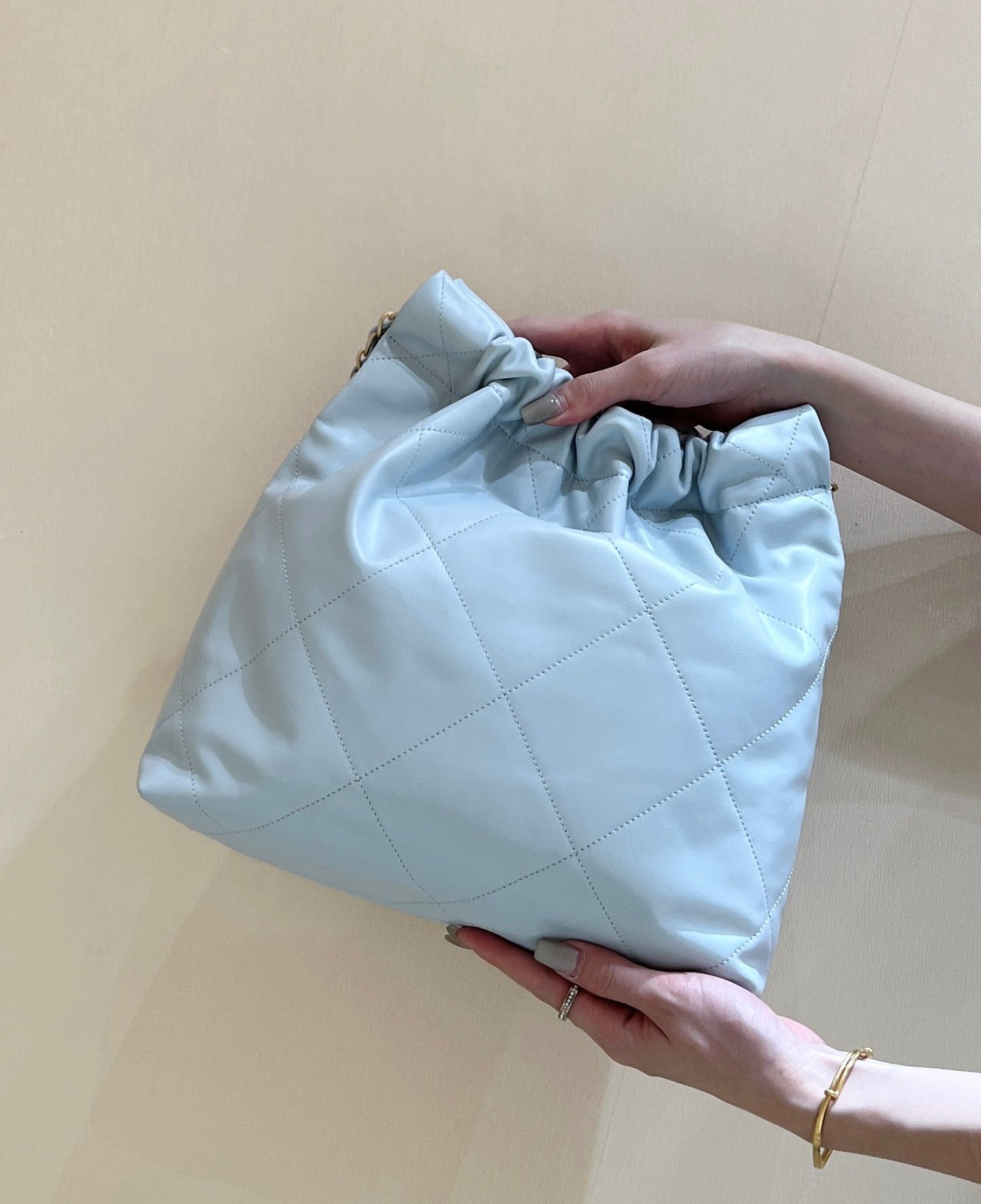 CC 24S Mini Gradient 22 Hobo 35cm Light Blue Calfskin