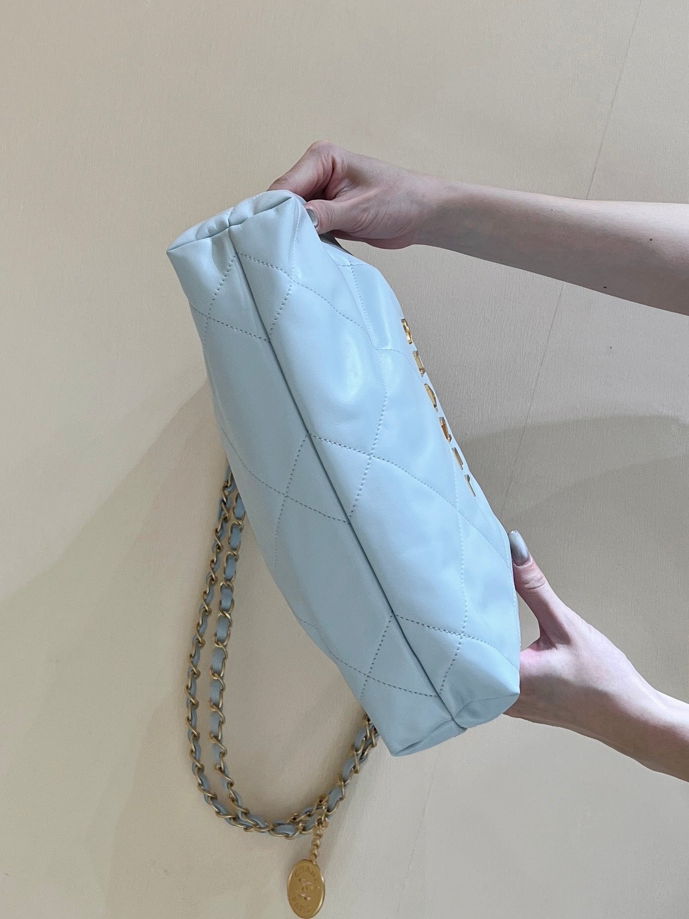CC 24S Mini Gradient 22 Hobo 35cm Light Blue Calfskin