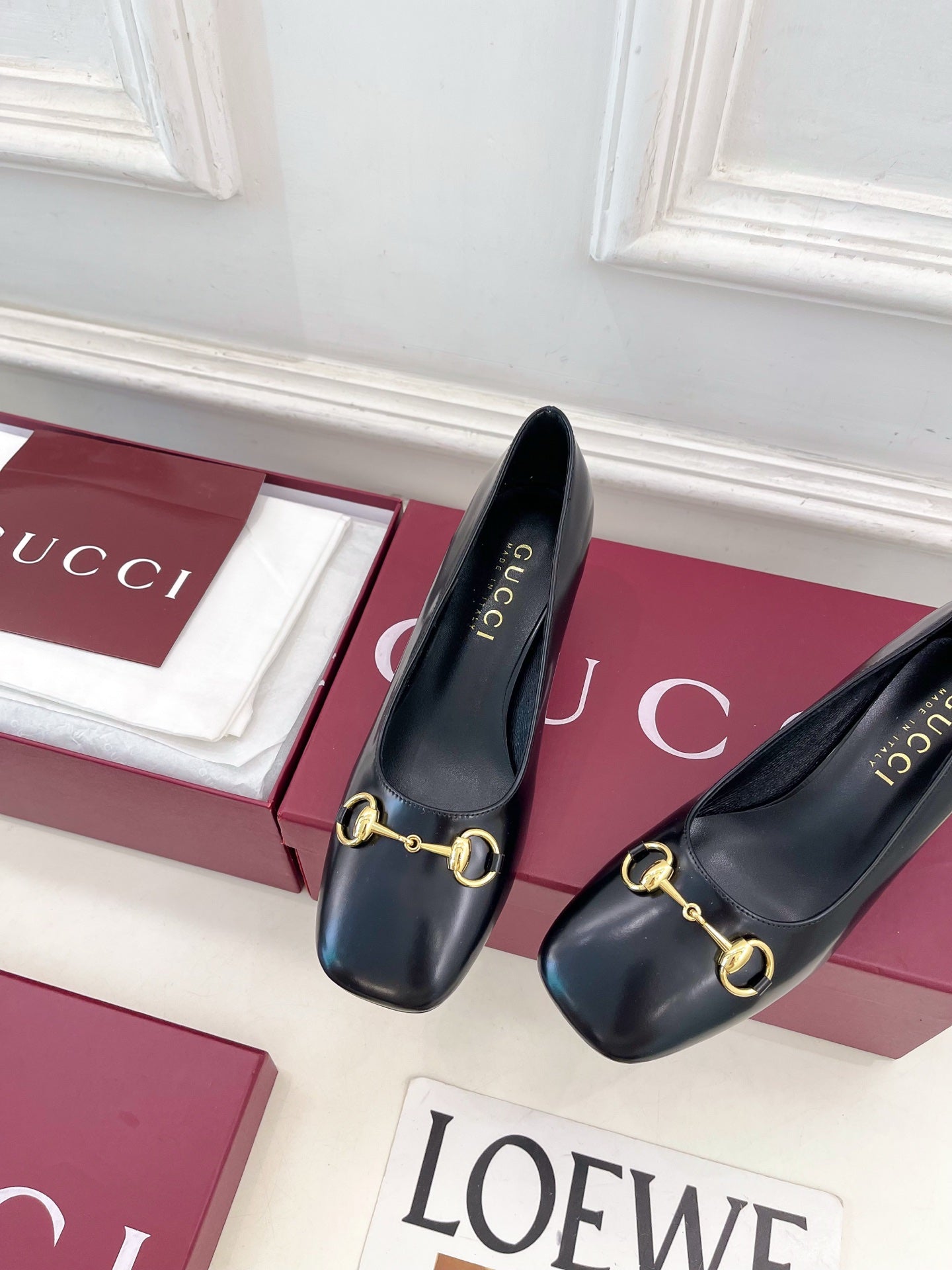 GG 26s Signora Pump 5.5cm Black Leather 640310