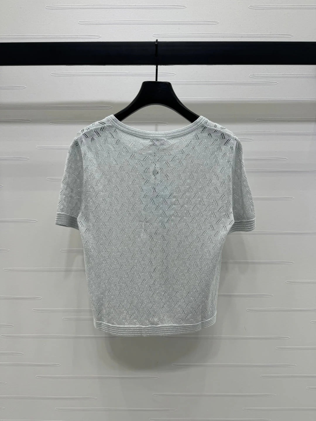 CHANEL SHORT-SLEEVE SEQUINNED KNIT CARDIGAN 269409