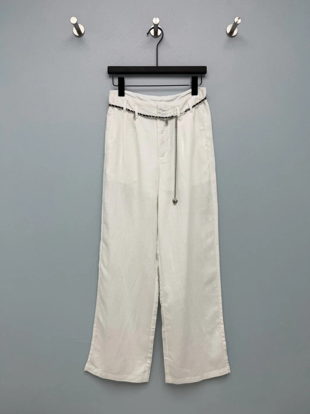 Chanel 2026 Blend Wide-Leg Trousers Linen 392376