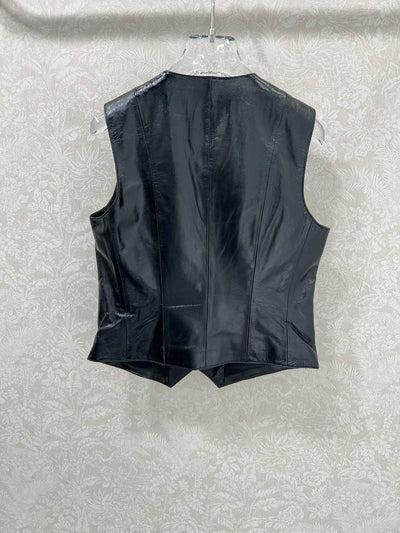 Chanel 2026 Vest Black Leather