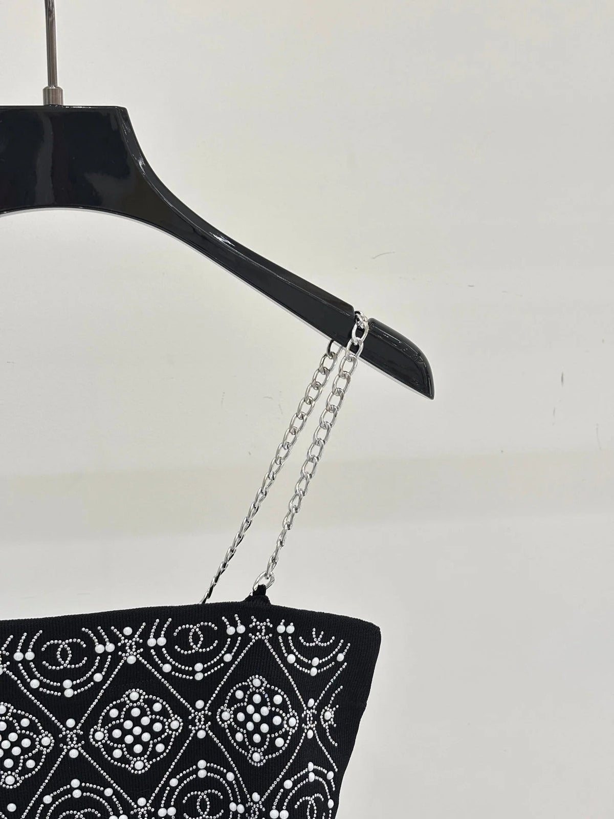 Chanel 2026 Camisole Black mix White Tencel 394727