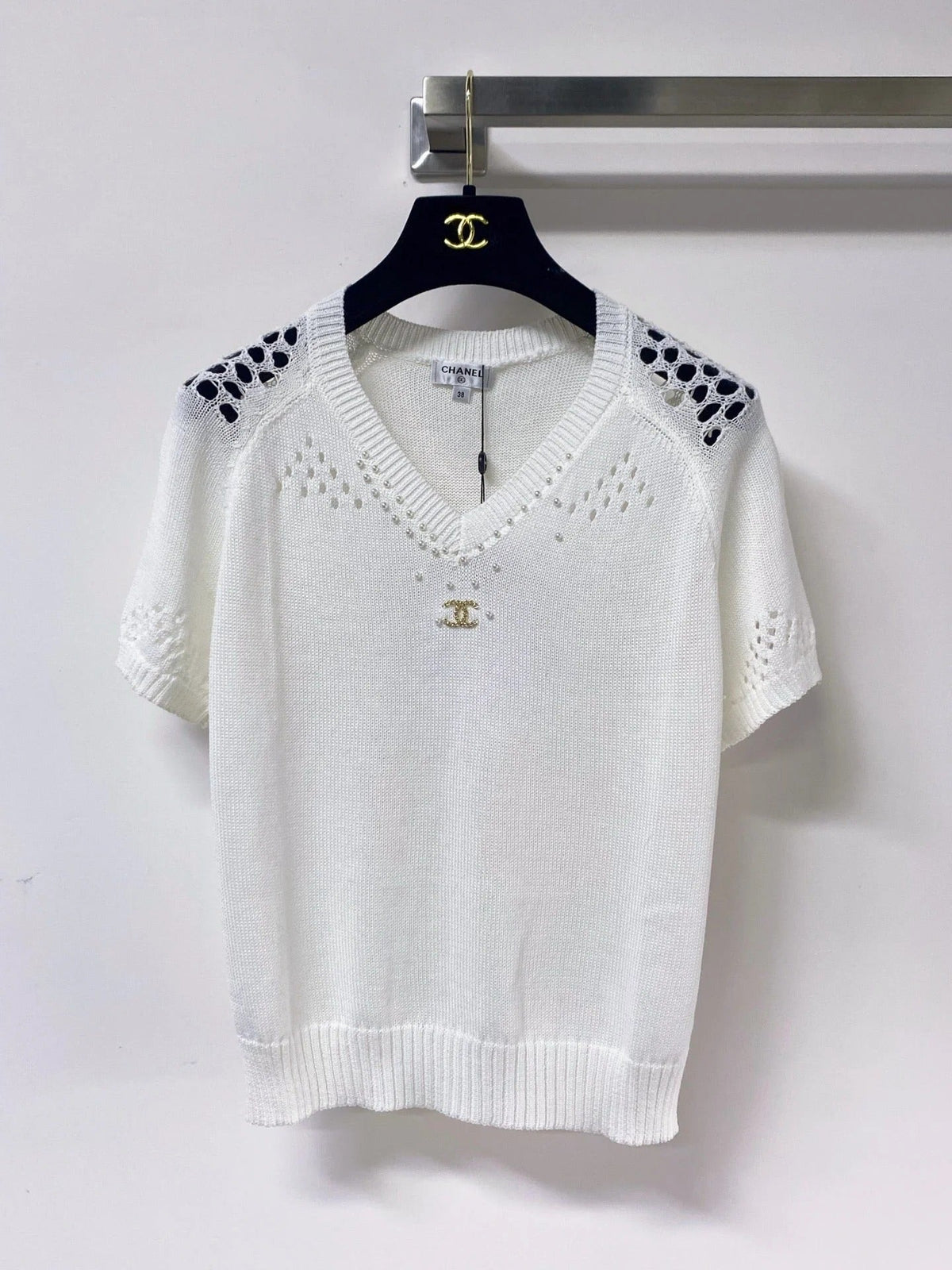 Chanel 2026 Short-Sleeve Shirt Nitrile Cotton 471933