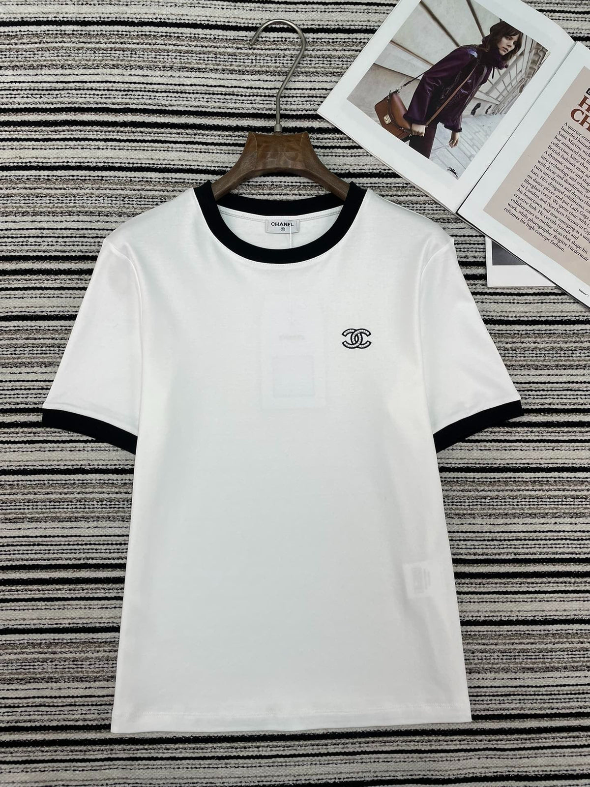 Chanel 2026 Round Neck T-shirt Cotton