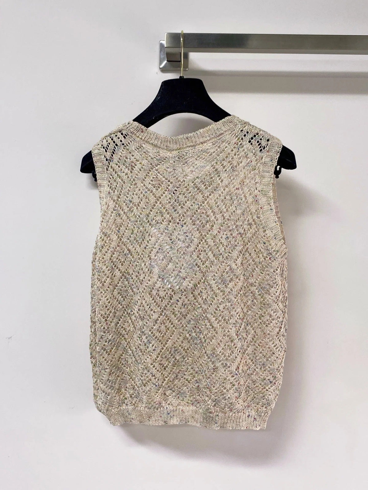 Chanel 2026 Knit Vest Vibrant Wool Laine 463540