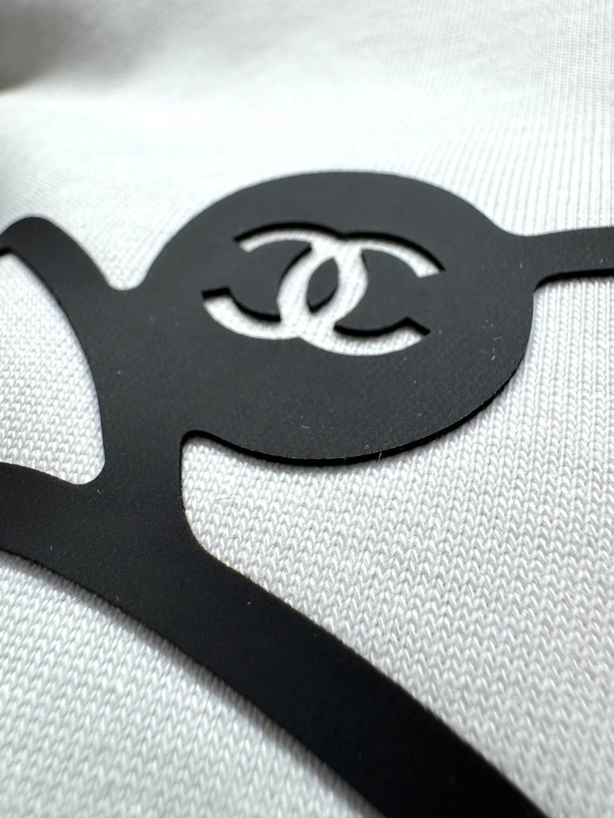Chanel 2026 Logo Short-Sleeve T-Shirt White Cotton